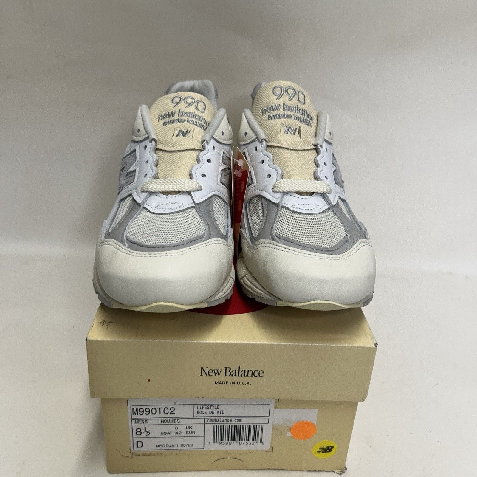 New Balance Teddy Santis x New Balance 990v2 “Sea Salt” M990TC2 Size US 8.5 / EU 41-42 - 2 Thumbnail