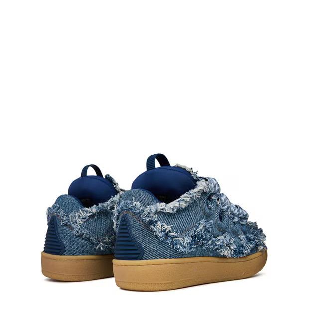 Lanvin o1g2r1mq1024 Denim Sneakers in Blue Size US 8 / IT 38 - 3 Thumbnail