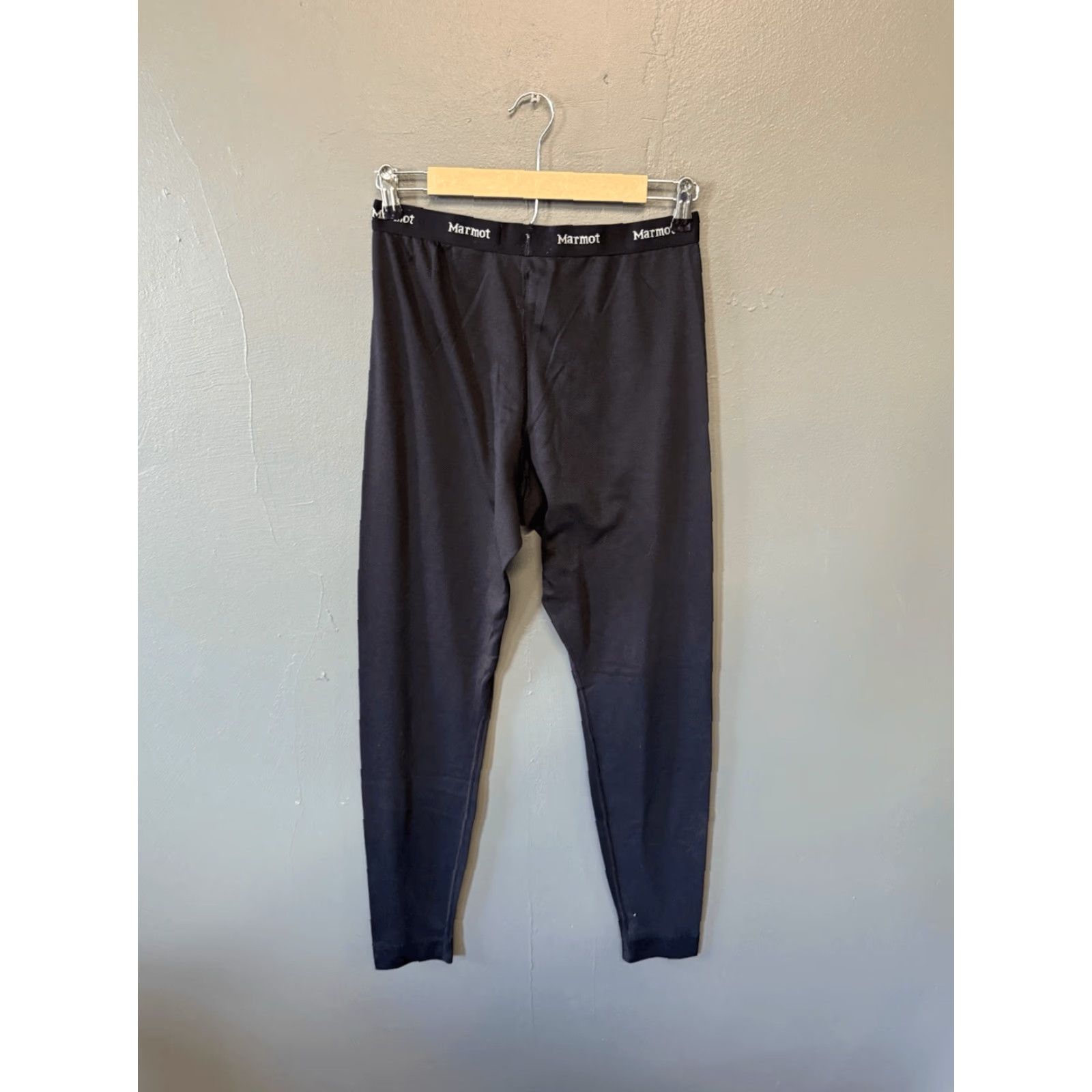 Marmot Marmot Y2K Mens Black Baselayer Pants Size Large Regular Compression Activewear Pants Size US 33 - 2 Thumbnail