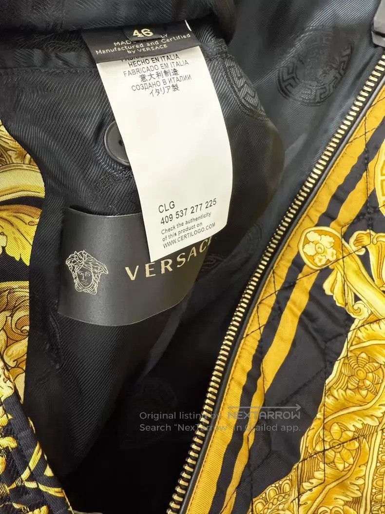 Versace Versace Genuine leather accessories Padded jacket Size US S / EU 44-46 / 1 - 7 Thumbnail