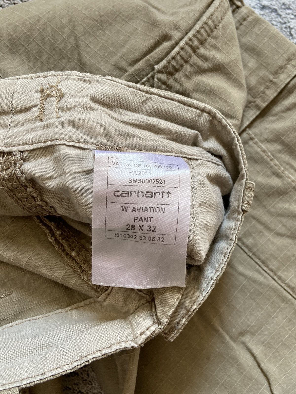 Carhartt × Vintage Vintage Carhartt Faded Distressed Cargo Pants Size US 29 - 10 Thumbnail
