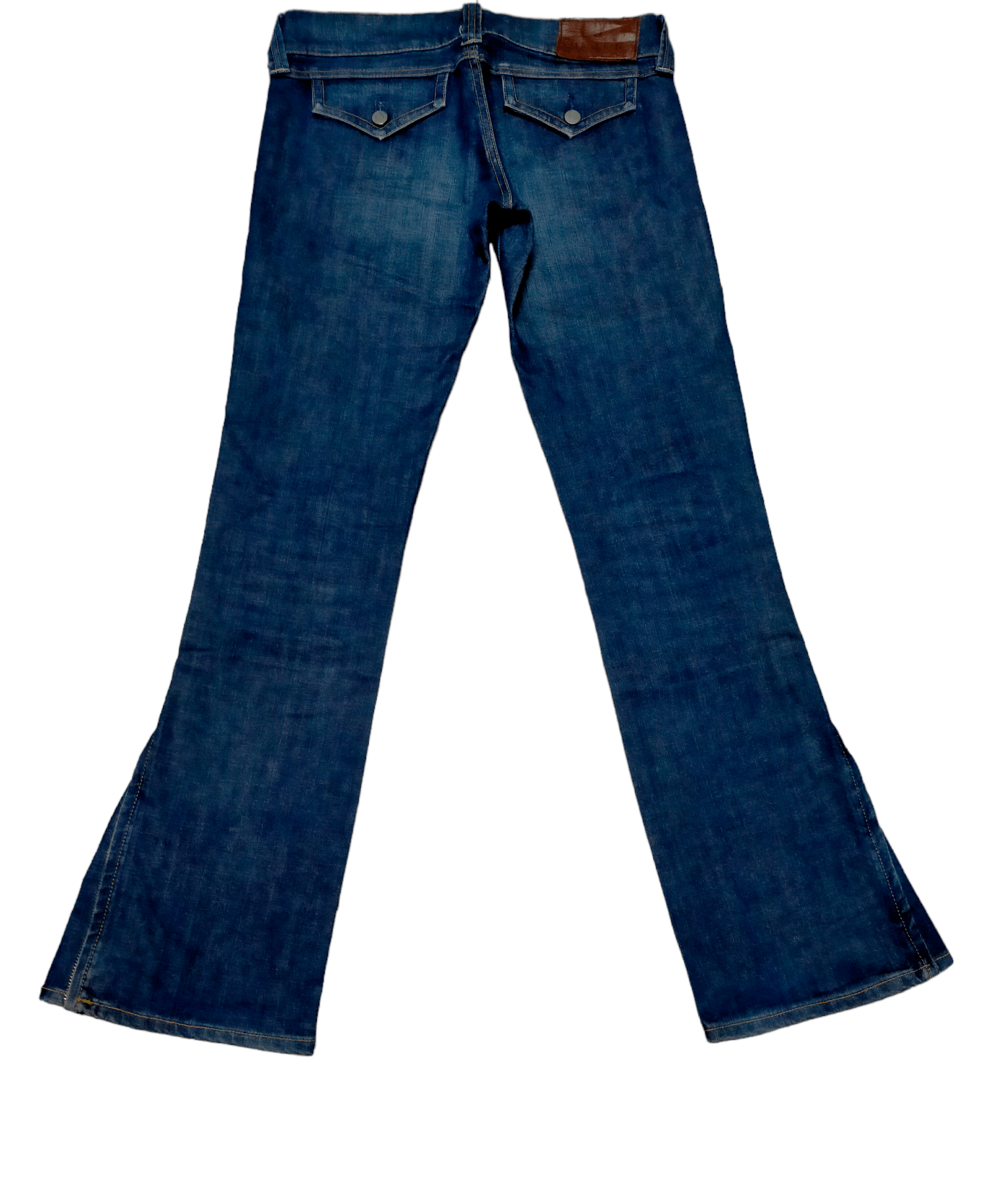 Japanese Brand Flare Jeans Black by Moussy Low Rise Boot cut Size 30" / US 8 / IT 44 - 8 Thumbnail