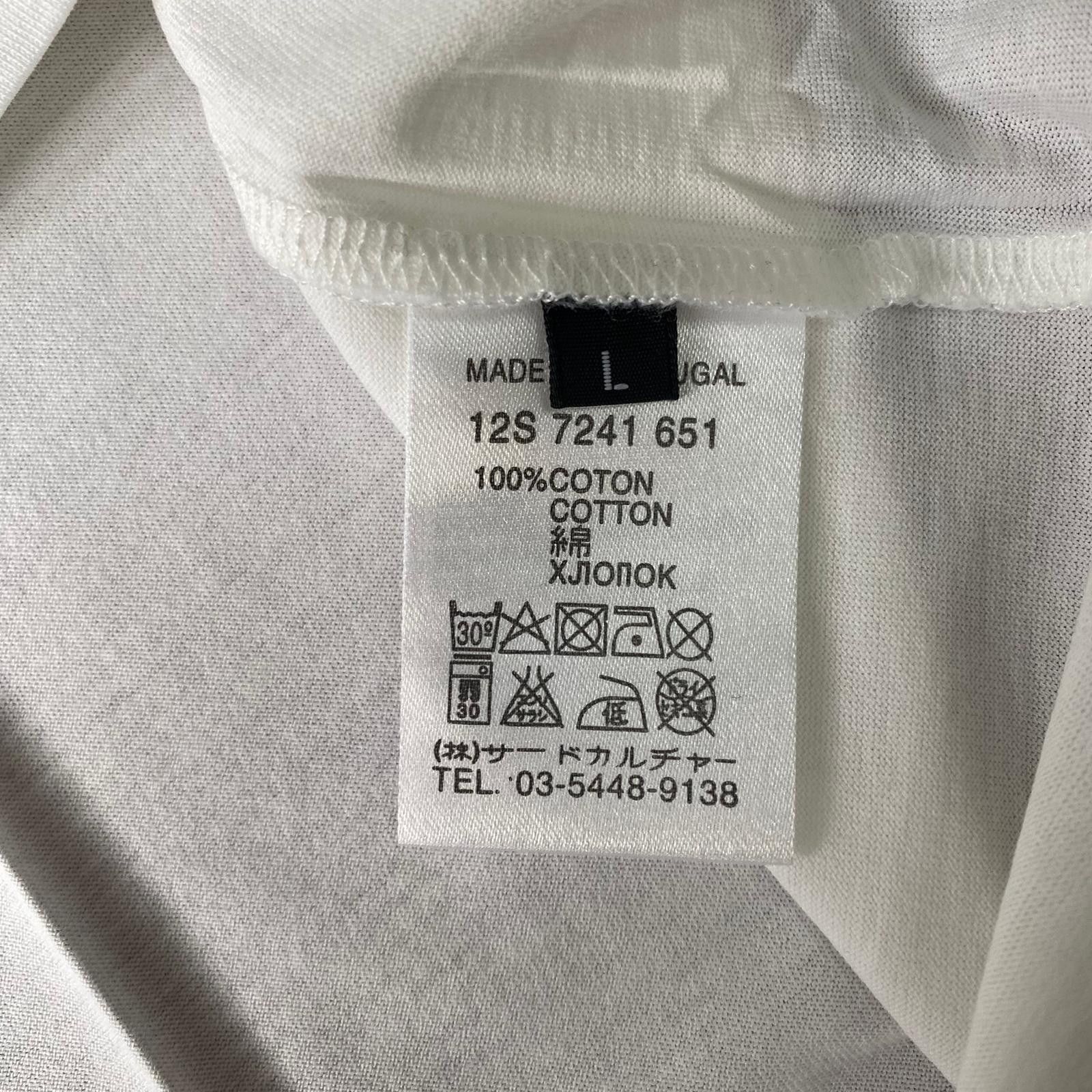 Givenchy White Prohibited Collar Print Oversized T-Shirt Size US L / EU 52-54 / 3 - 3 Thumbnail