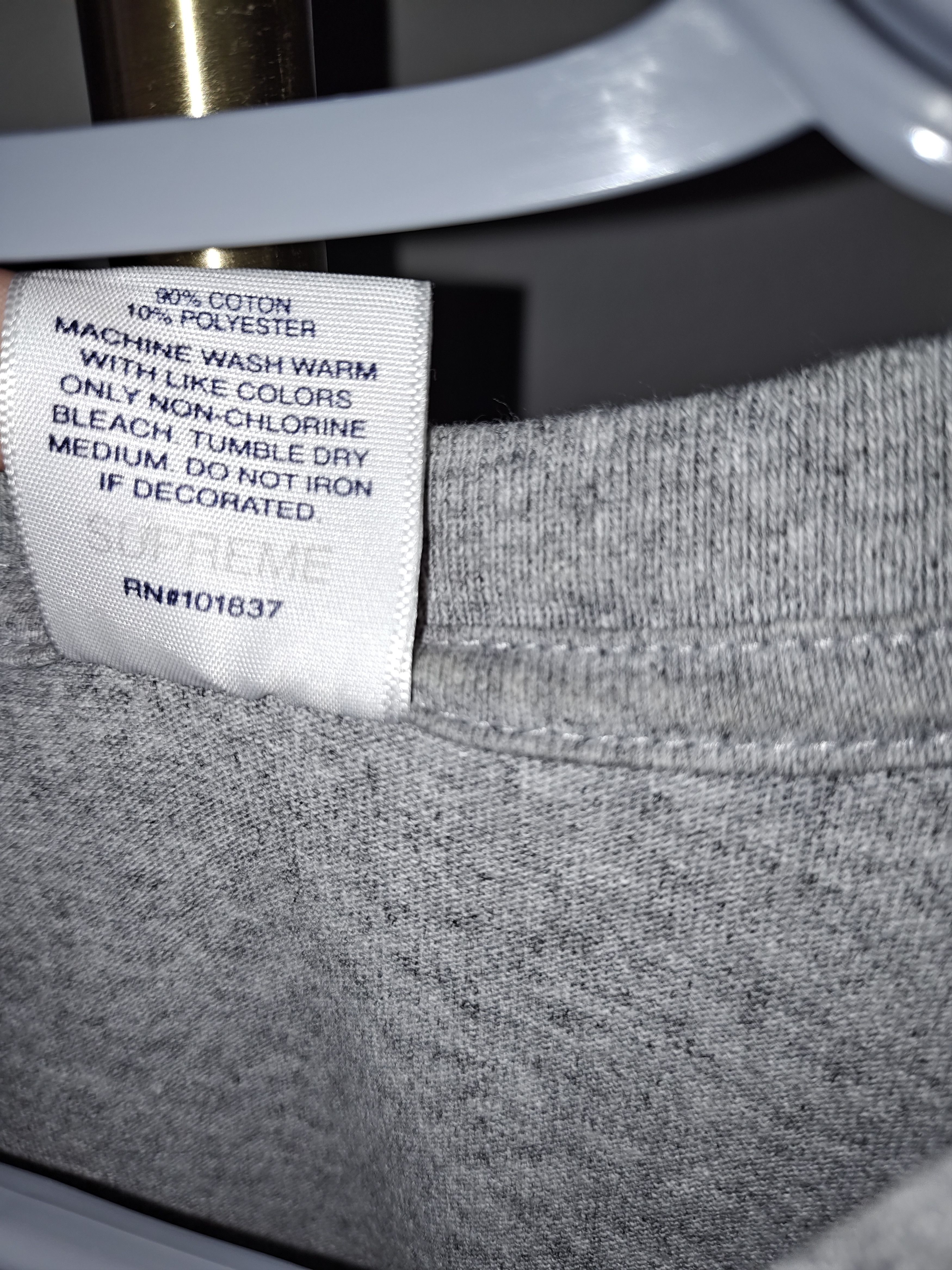 Supreme Supreme "Loved by the Children" Tee (Heather Grey) Size US S / EU 44-46 / 1 - 4 Thumbnail
