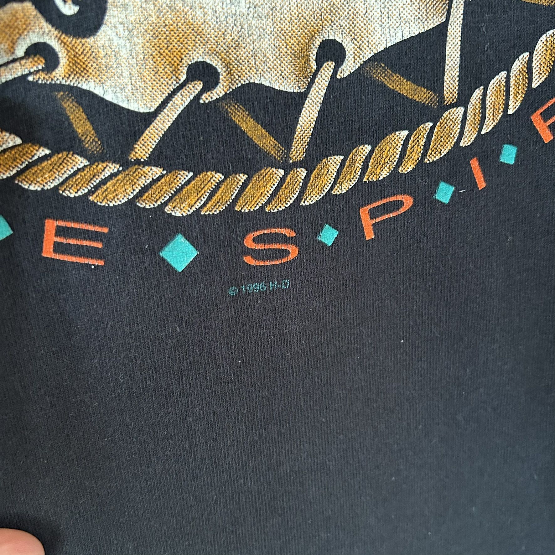 Harley Davidson × Vintage Vintage Harley Davidson 1996 Licensed T-shirt RARE Size US XL / EU 56 / 4 - 4 Thumbnail