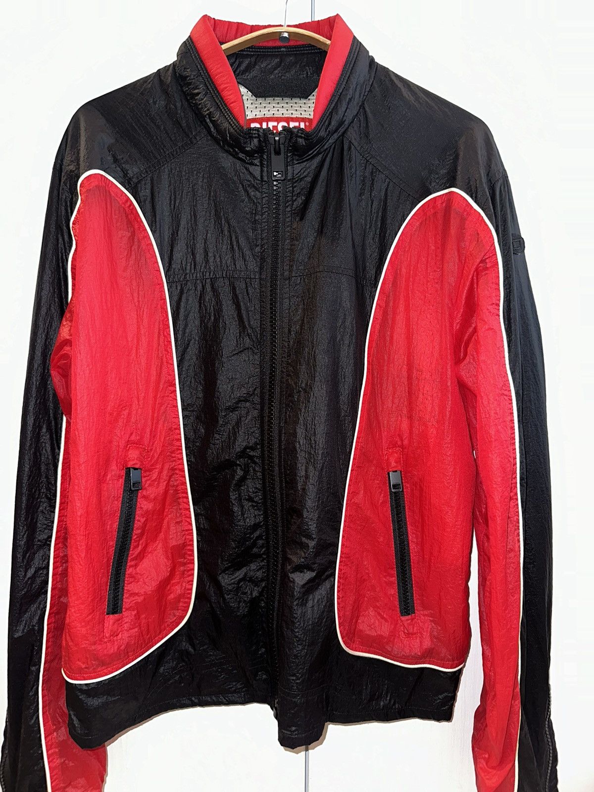 Diesel Diesel J-Blinkid-A Nylon Biker Jacket Size US S / EU 44-46 / 1 - 3 Thumbnail