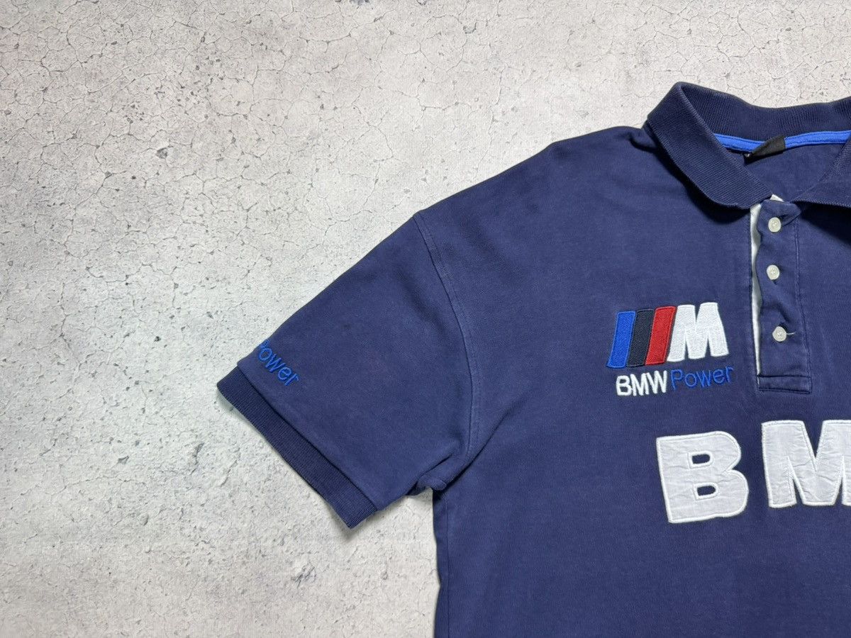 BMW BMW Power M Competition Vintage Polo Shirt Size US XL / EU 56 / 4 - 4 Thumbnail