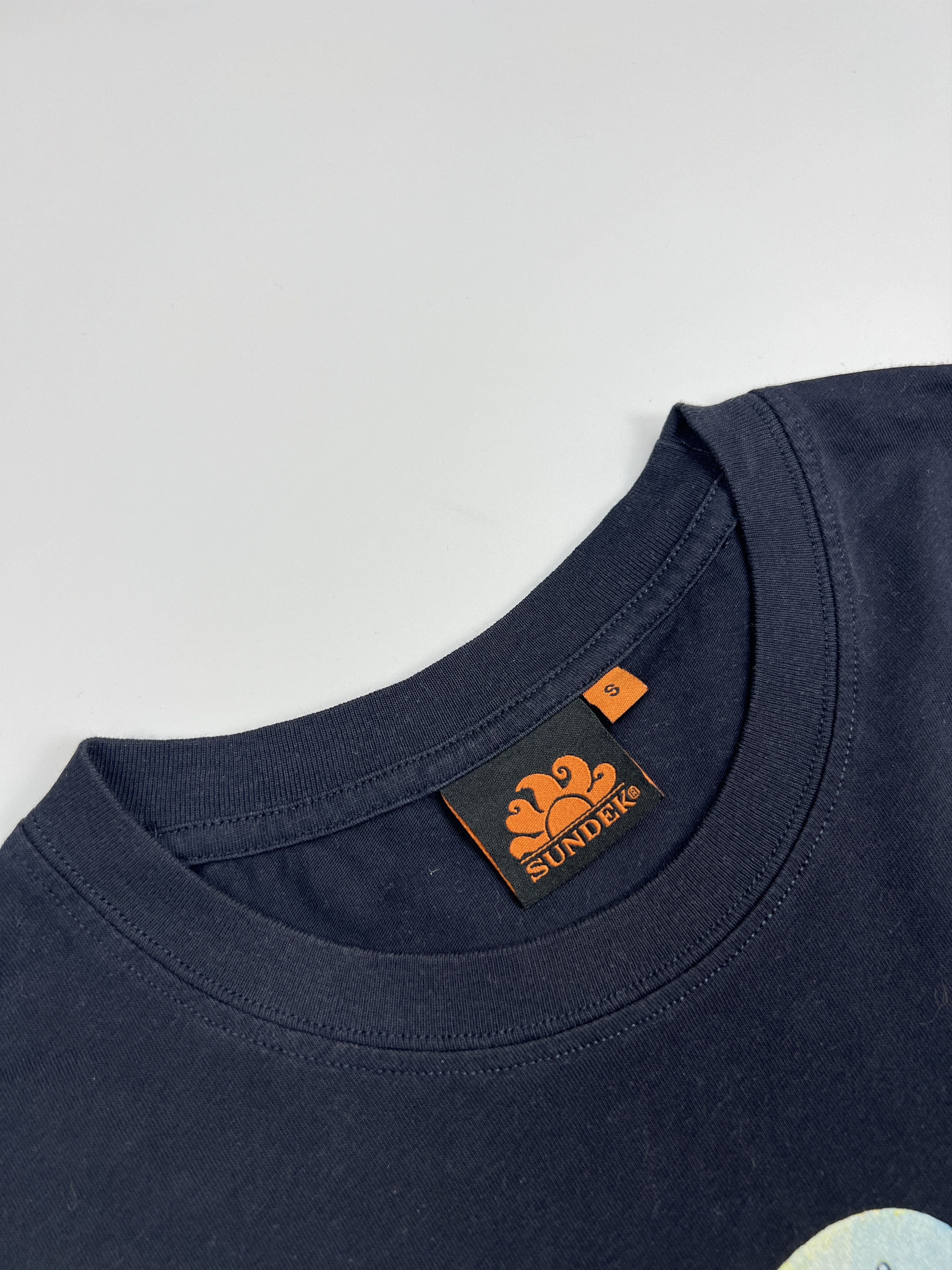 Sundek Sundek Fish Pattern Graphic Tee Navy Color Size US S / EU 44-46 / 1 - 5 Thumbnail