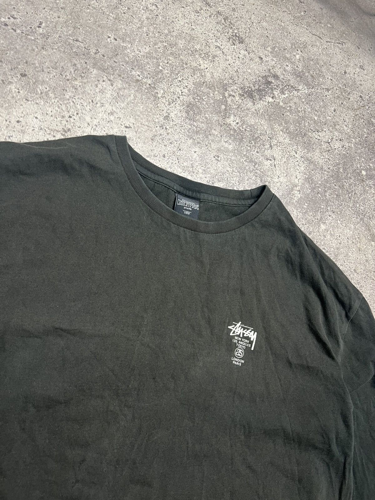 Stussy Vintage STUSSY Custom Made Long Sleeve T Shirt Tee Size US L / EU 52-54 / 3 - 3 Thumbnail