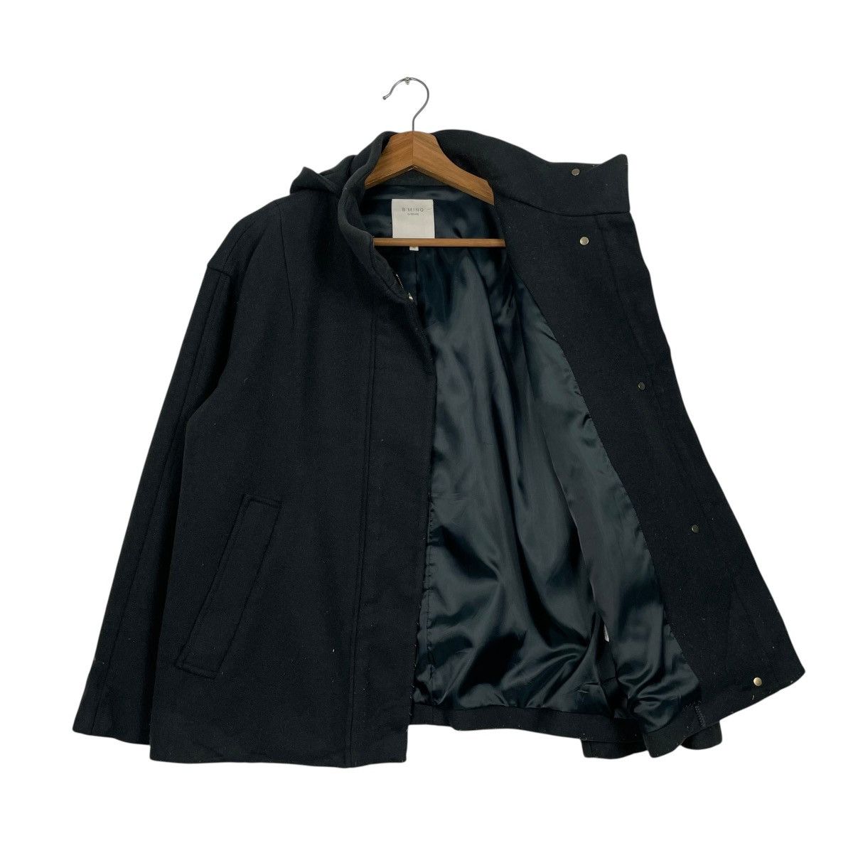 Beams Japan B Ming By Beams Hooded Wool Jacket Size US M / EU 48-50 / 2 - 8 Thumbnail