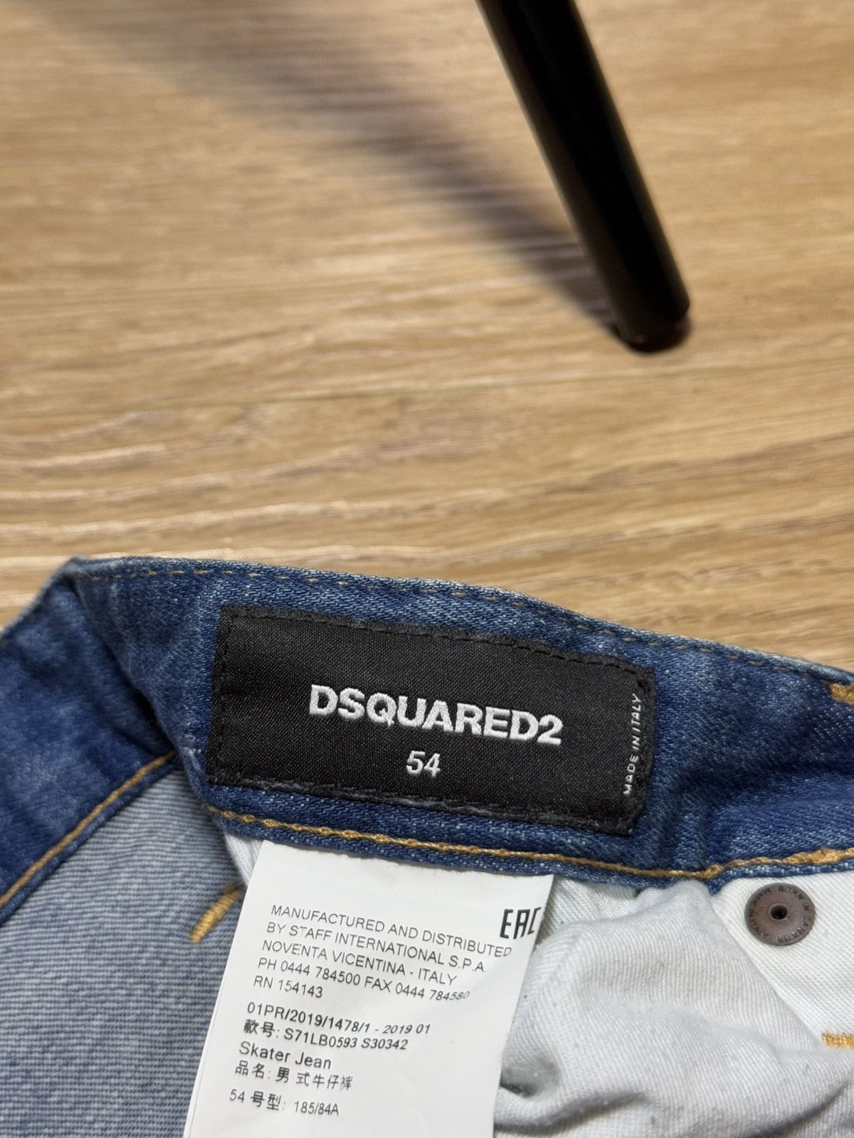 Dsquared2 Dsquared2 distressed Blue panted denim Size US 36 / EU 52 - 4 Thumbnail