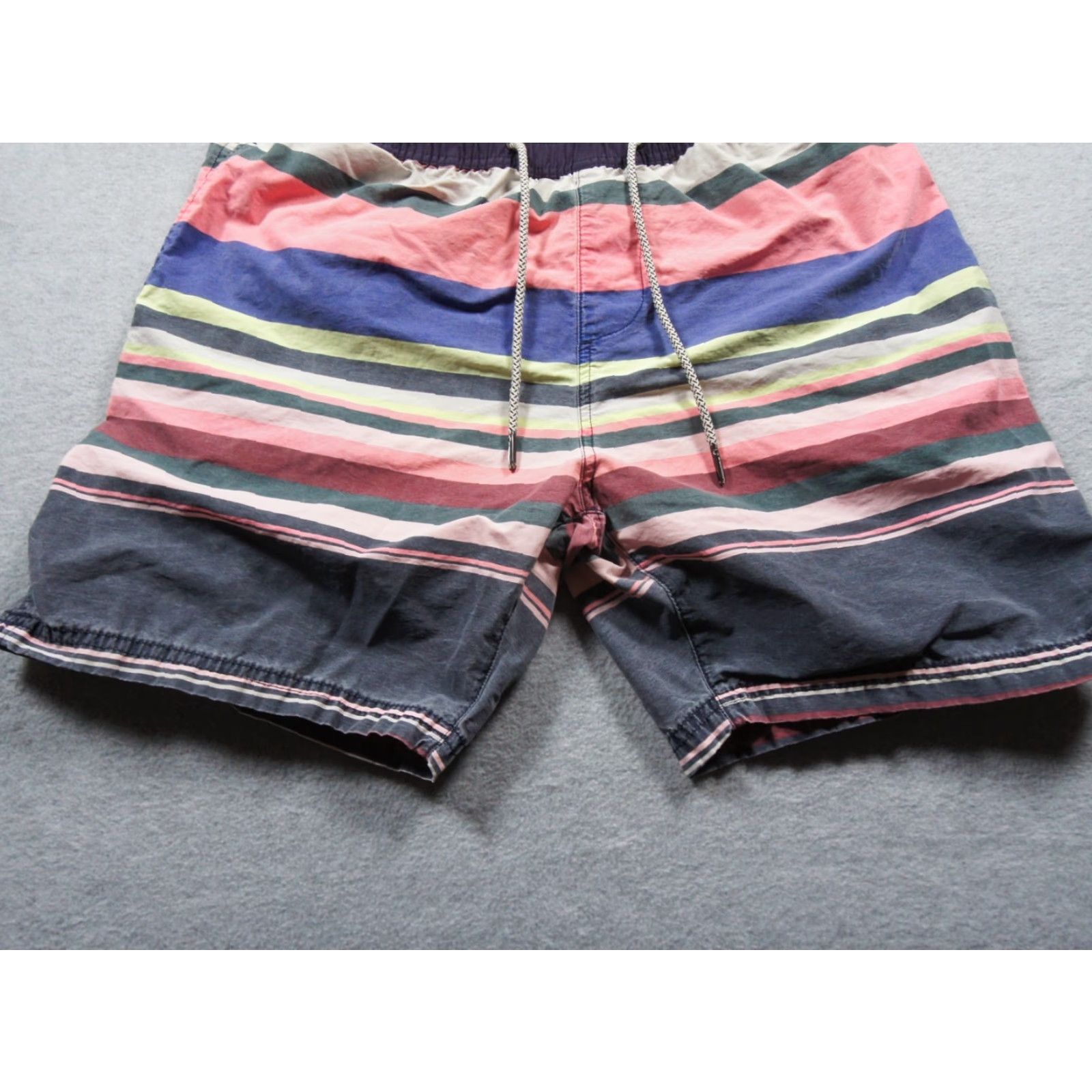 Scotch & Soda Scotch & Soda Shorts Mens Large Boardshorts Swimwear Trunks Striped Multicolor Size US 33 - 2 Thumbnail