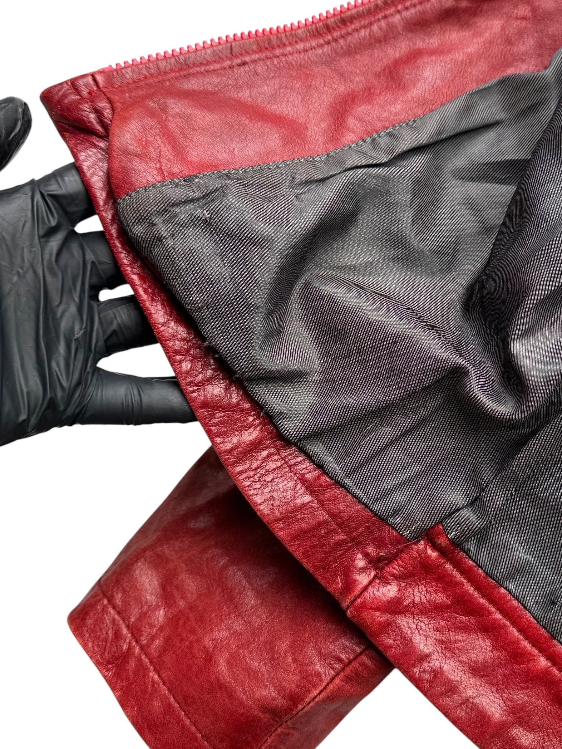 Japanese Brand Vintage Buffalo Leather Jacket W38(V9) Size M / US 6-8 / IT 42-44 - 6 Thumbnail