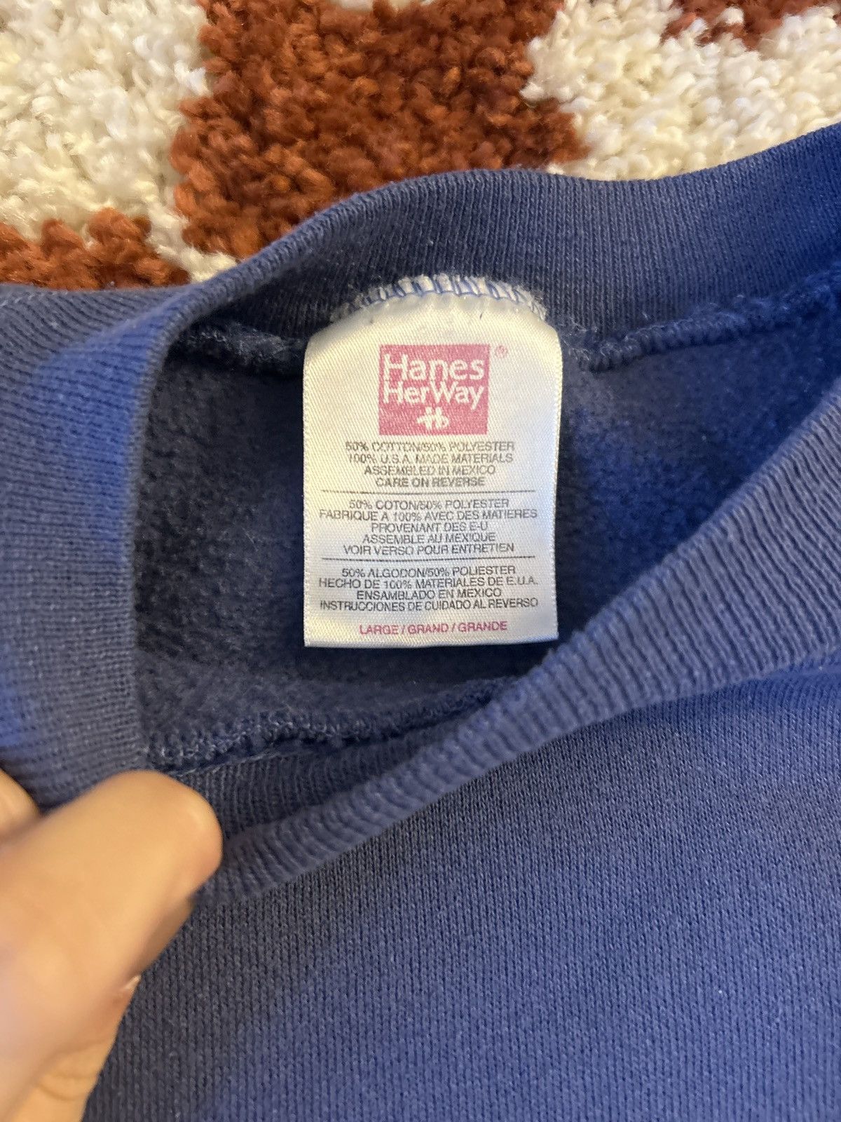 Vintage Vintage Hanes Sweatshirt Size US L / EU 52-54 / 3 - 2 Thumbnail