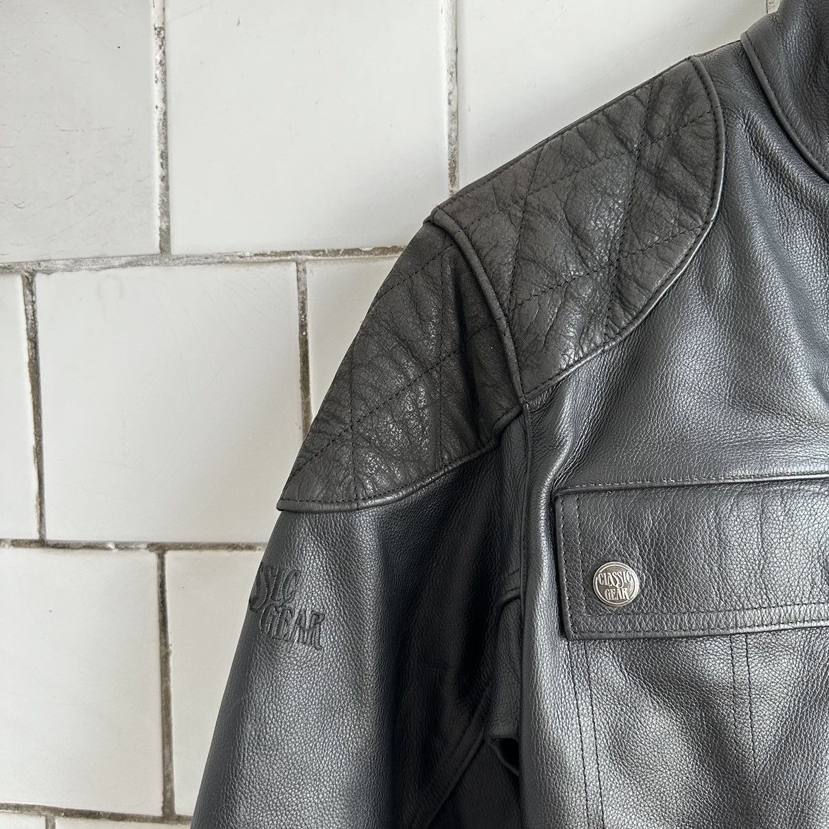 Vintage Vintage Moto Leather Jacket Tour Style USA 90s Y2K Size US XS / EU 42 / 0 - 6 Thumbnail