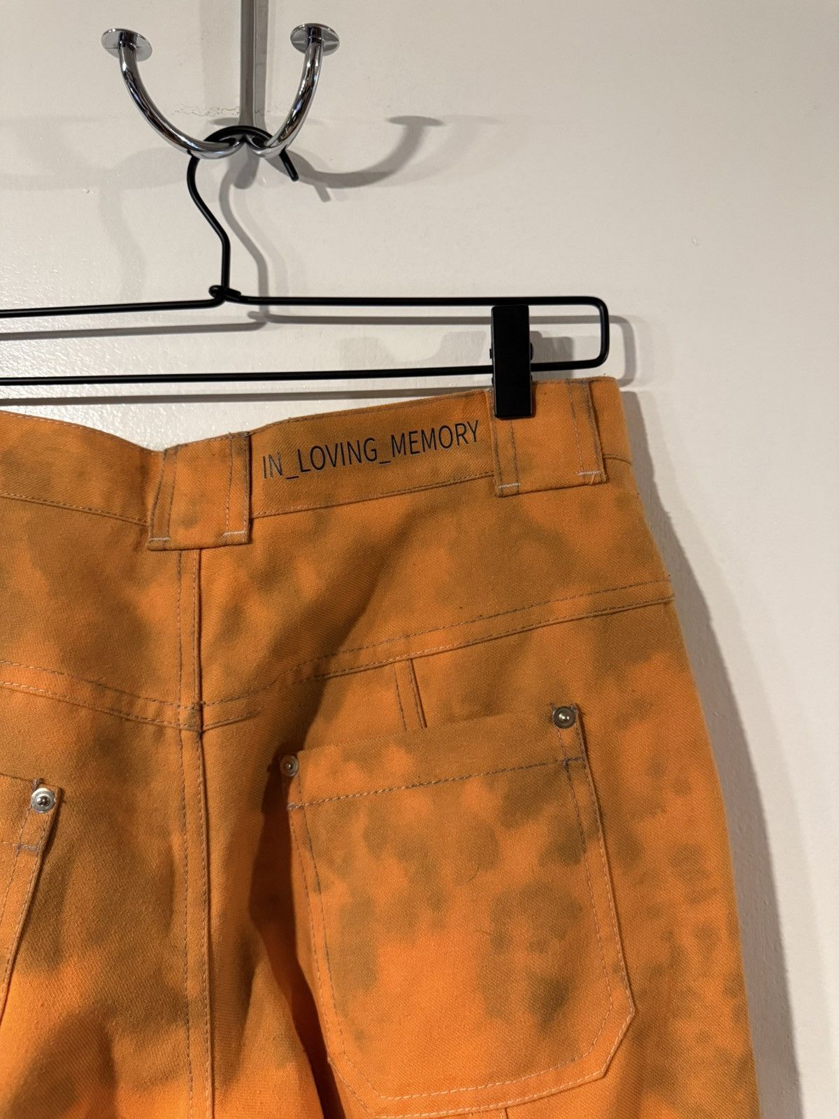 Other In Loving Memory Acid Orange Pants Size US 30 / EU 46 - 7 Thumbnail