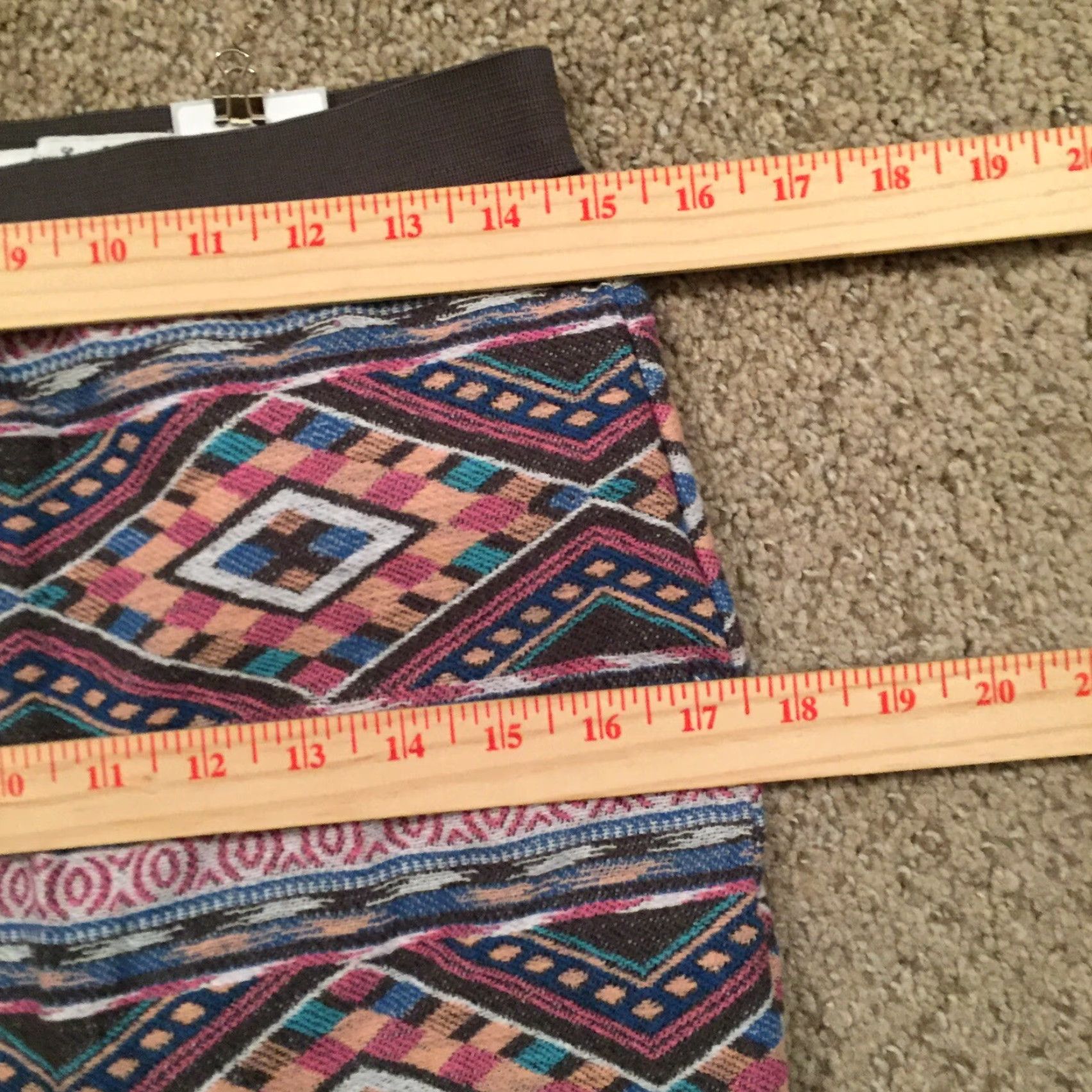 American Eagle Outfitters American Eagle Outfitters Skirt Women Short Multicolor Geometric Pencil Size 6 Size 28" / US 6 / IT 42 - 3 Thumbnail