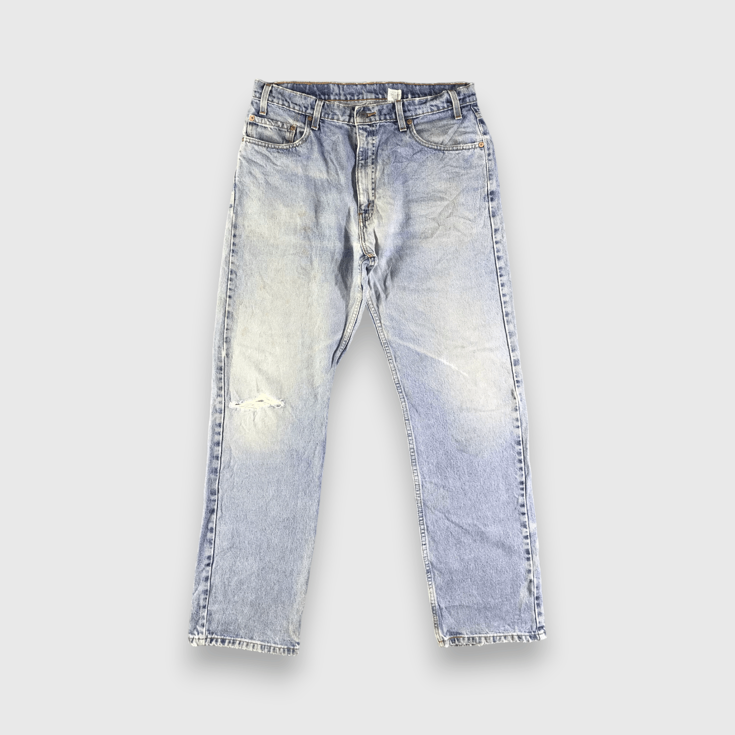 Levi's Vintage Light Wash Levis 505 Jeans-J4124 Size US 35 - 1 Thumbnail