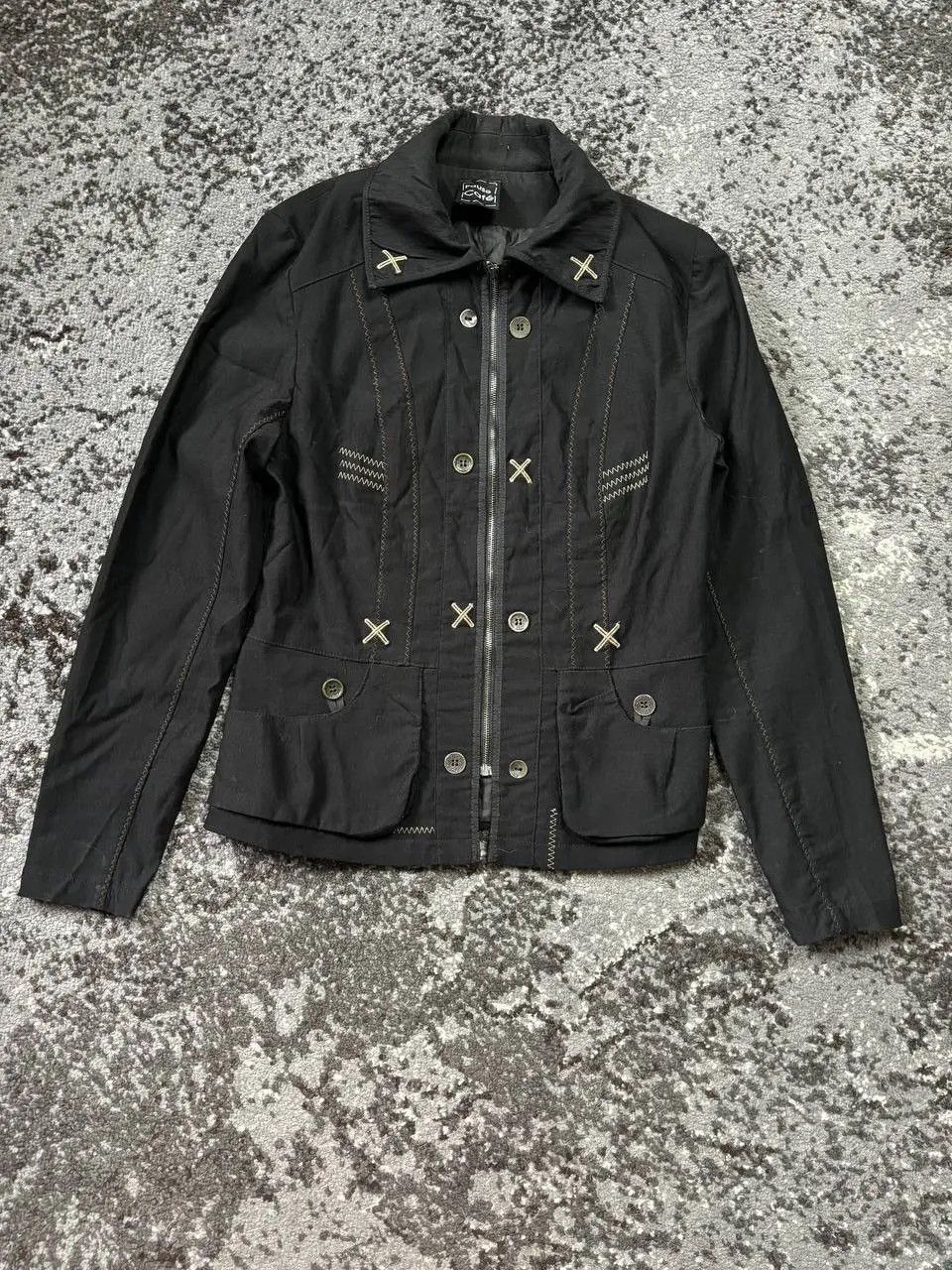 Vintage Vintage Y2K Pause Cafe 80s Japanese Style Jacket Size 36S - 1 Thumbnail