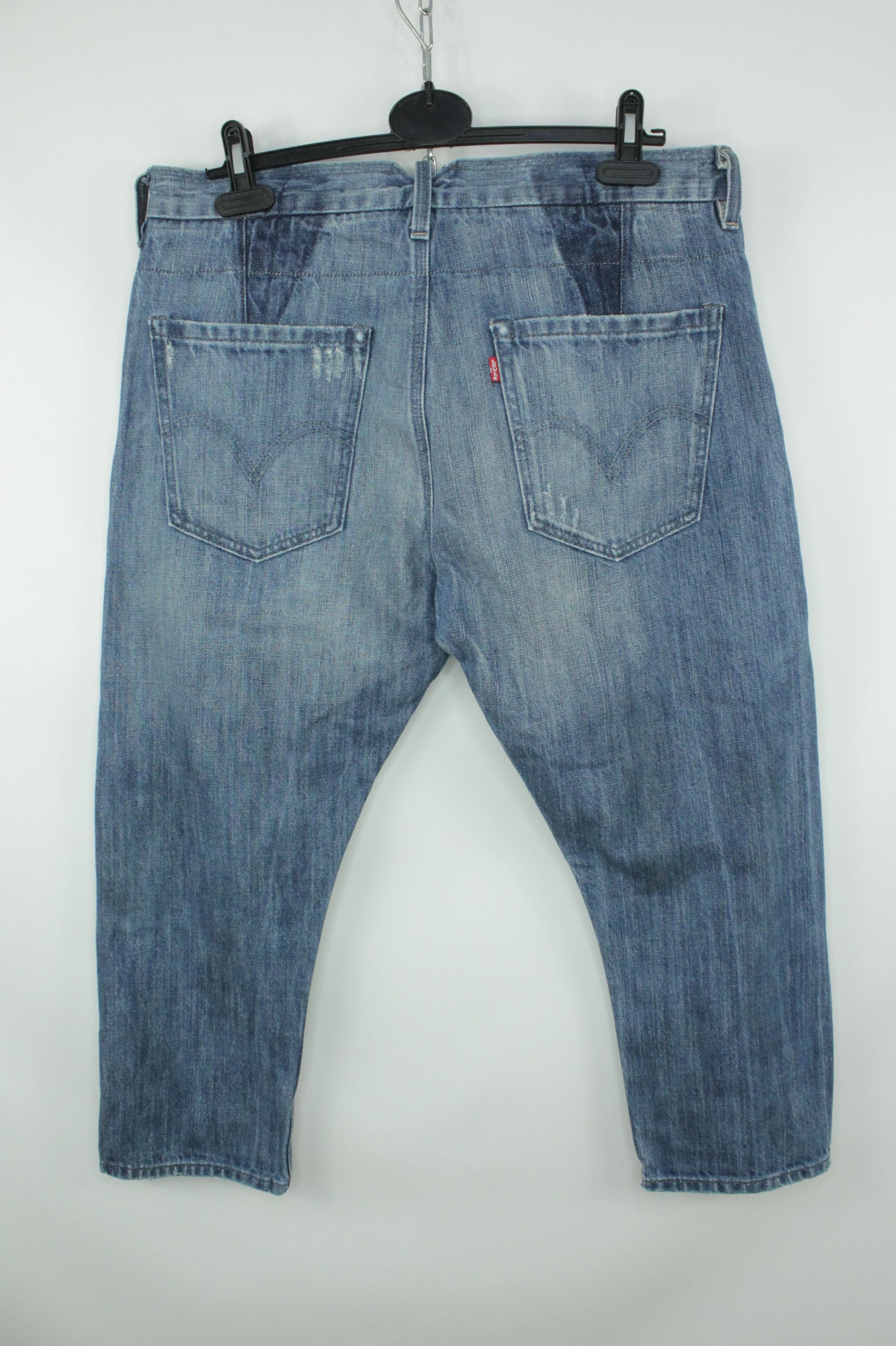 Levi's Vintage Levi's Cropped Selvedge Denim Jeans Size US 34 / EU 50 - 6 Thumbnail