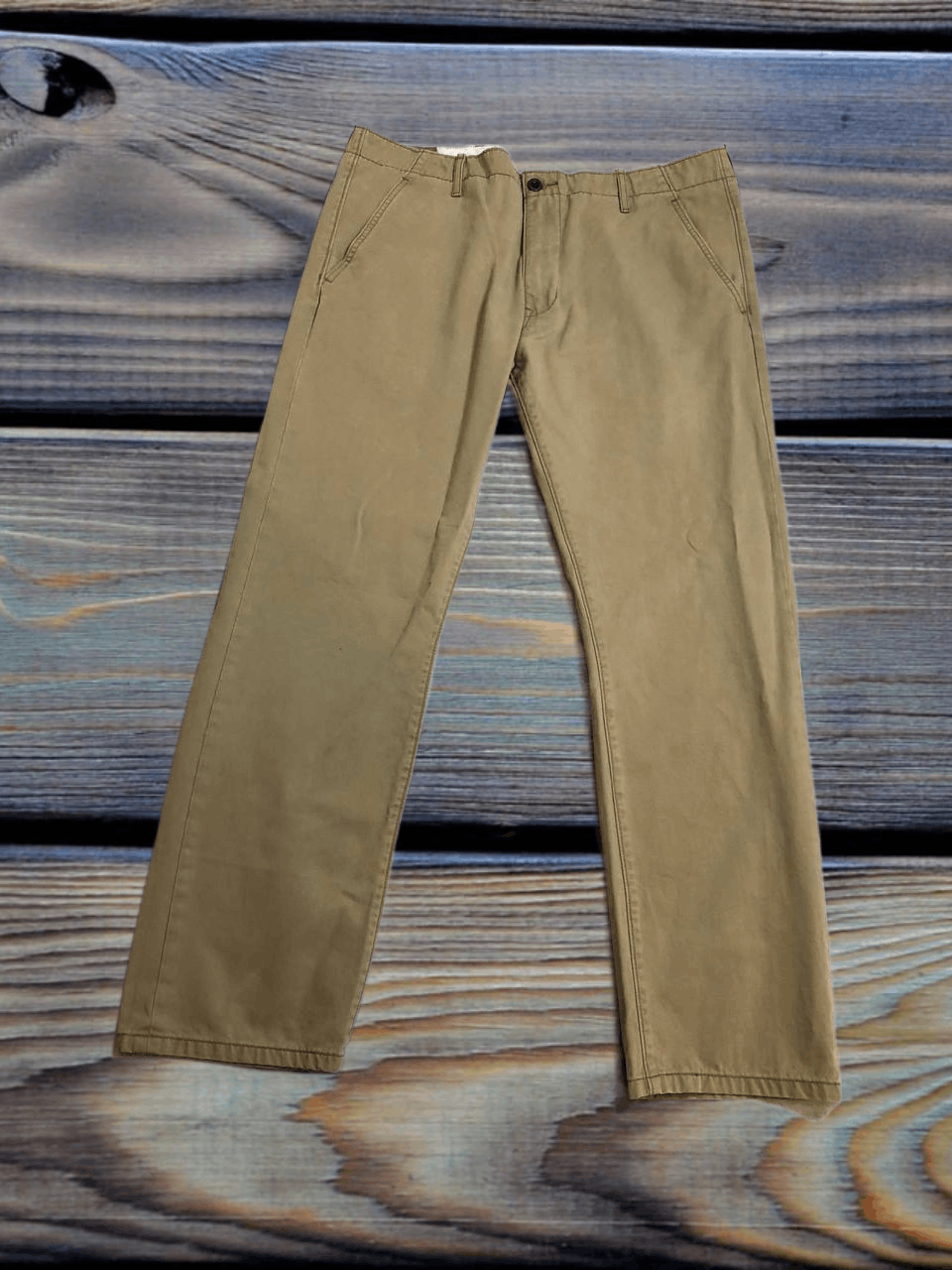 Levi's Levis Pants Mens Beige Stretch Straight Size US 36 / EU 52 - 1 Thumbnail