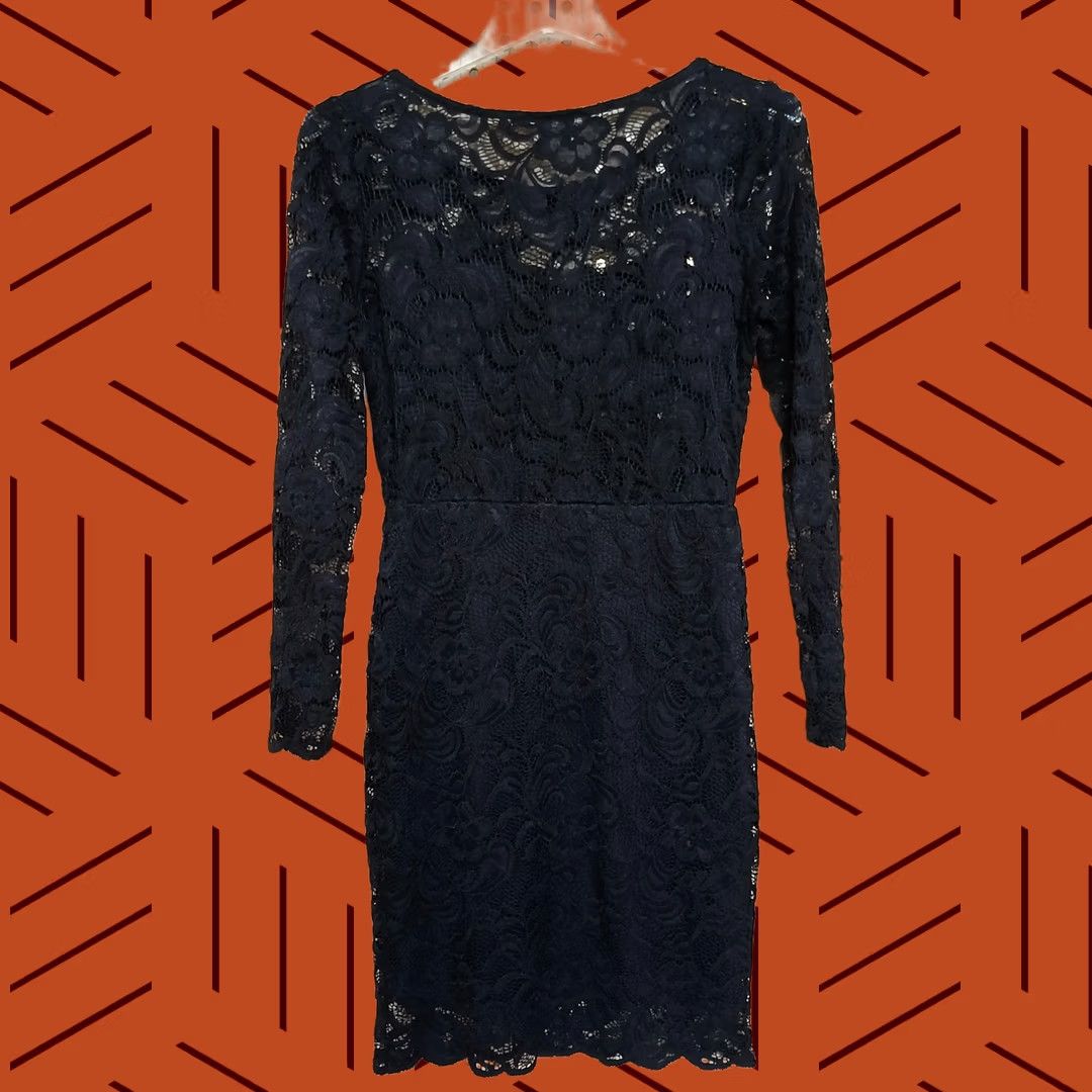 floor length dark blue dress Velvi - Sydney Maxi - Navy Tulle Dress Cup:B-Thick Key Hole Indian Pakistani Women's Jeweled Halter V Neck 5