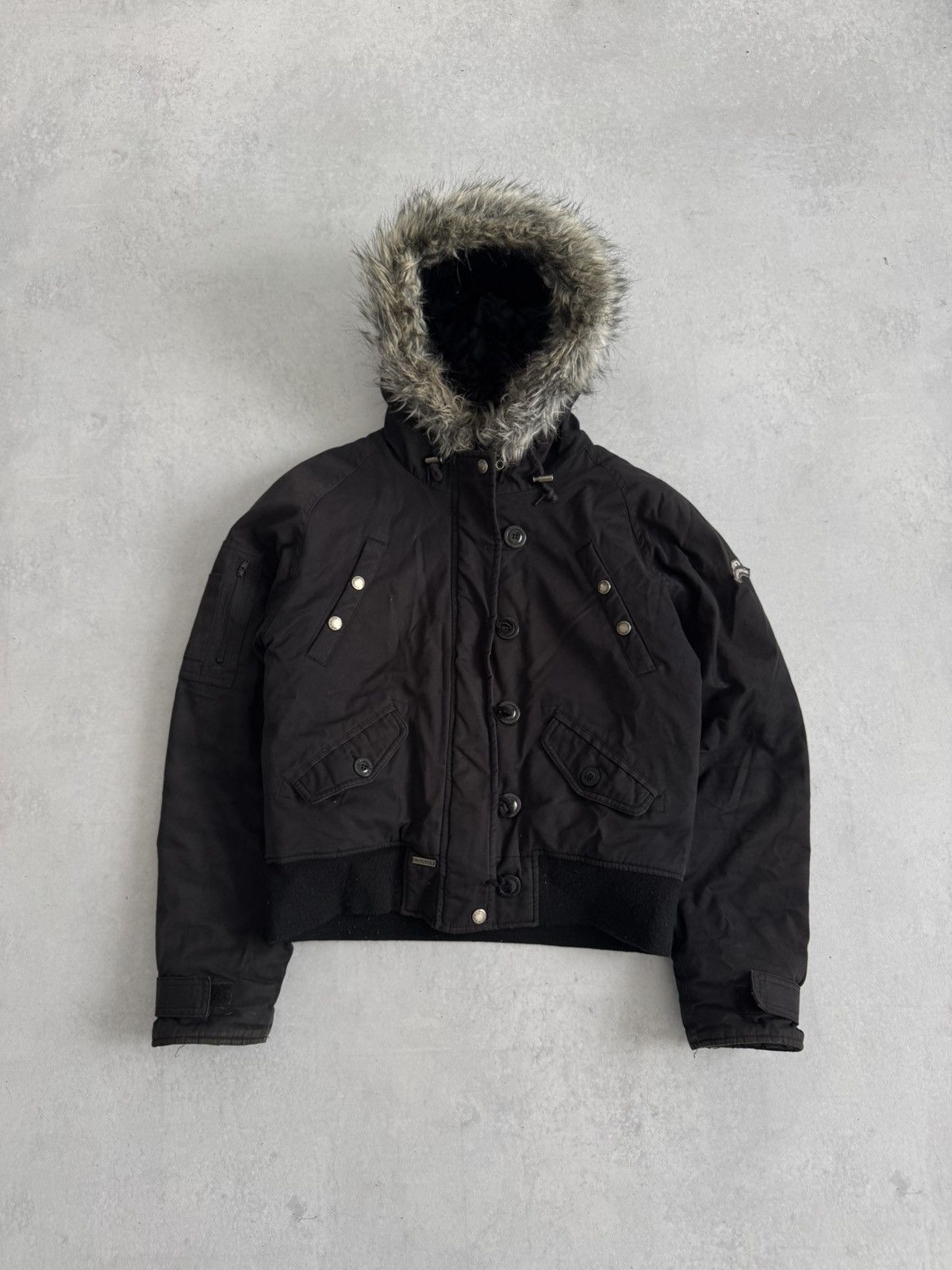 Japanese Brand Vintage 90s Japan Style Faux Fur Y2k Jacket Size L / US 10 / IT 46 - 1 Thumbnail