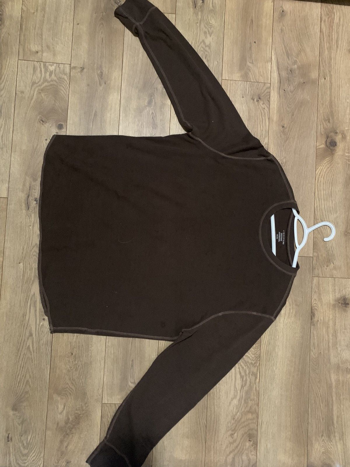 Structure Brown Long Sleeve Size US XXL / EU 58 / 5 - 2 Thumbnail