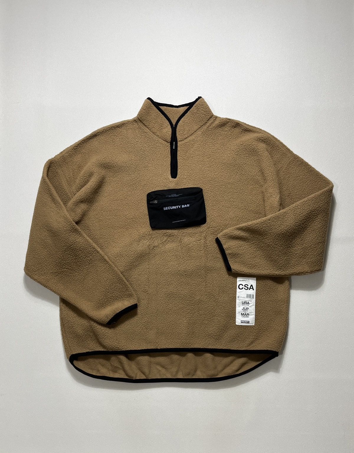Nanamica × The North Face Purple Label C.O.M.E "SECURITY” Cyclist Half-Zip Pullover Brown Size US L / EU 52-54 / 3 - 4 Thumbnail