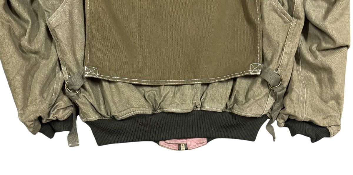 Karl Helmut Vtg🔥Pink House Karl Helmut Bomber Duck Canvas Bondage Jacket Size US M / EU 48-50 / 2 - 15 Thumbnail