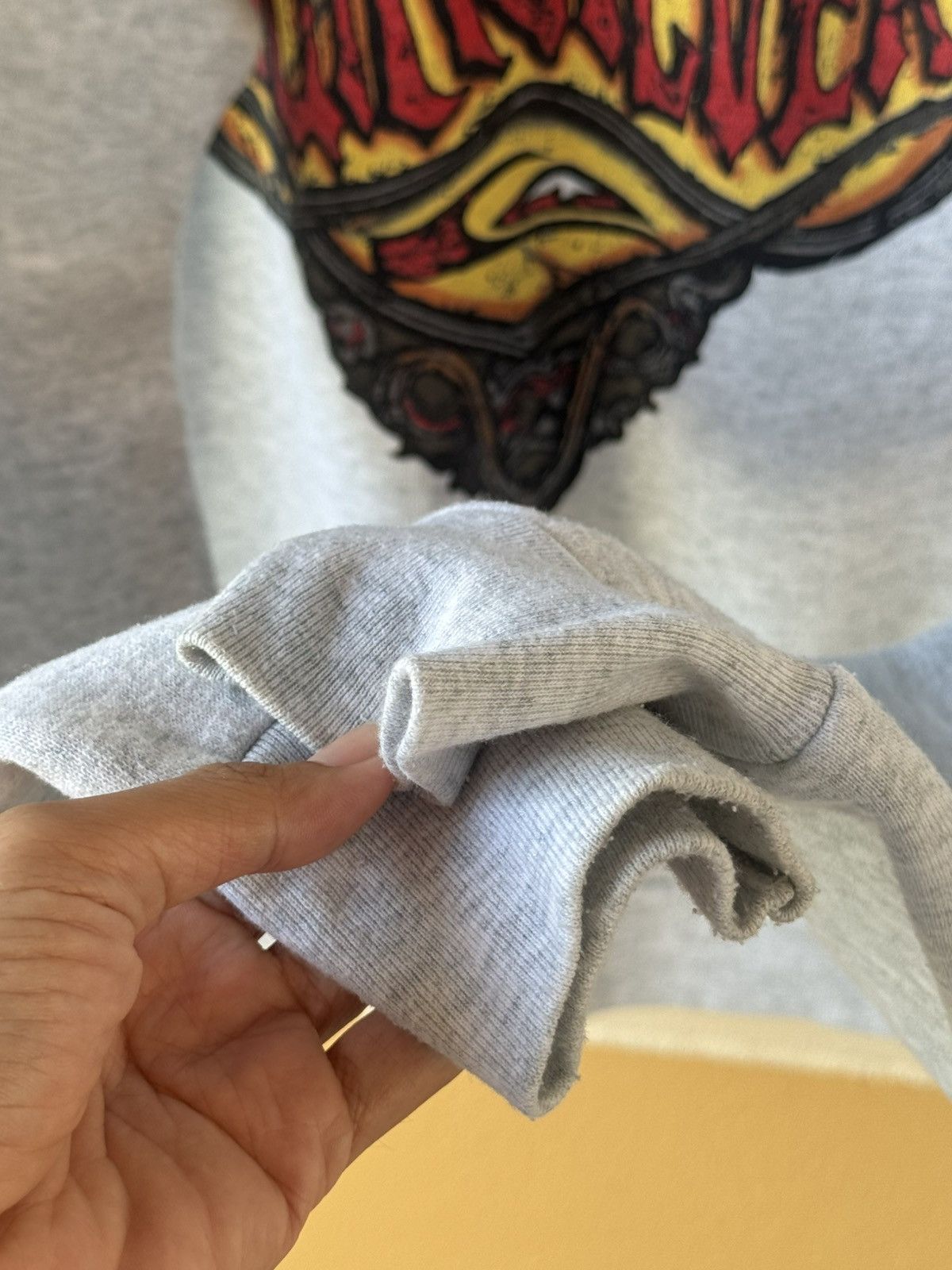 Quiksilver Vintage 90s Quiksilver Surf hoodie Grey Size US S / EU 44-46 / 1 - 7 Thumbnail