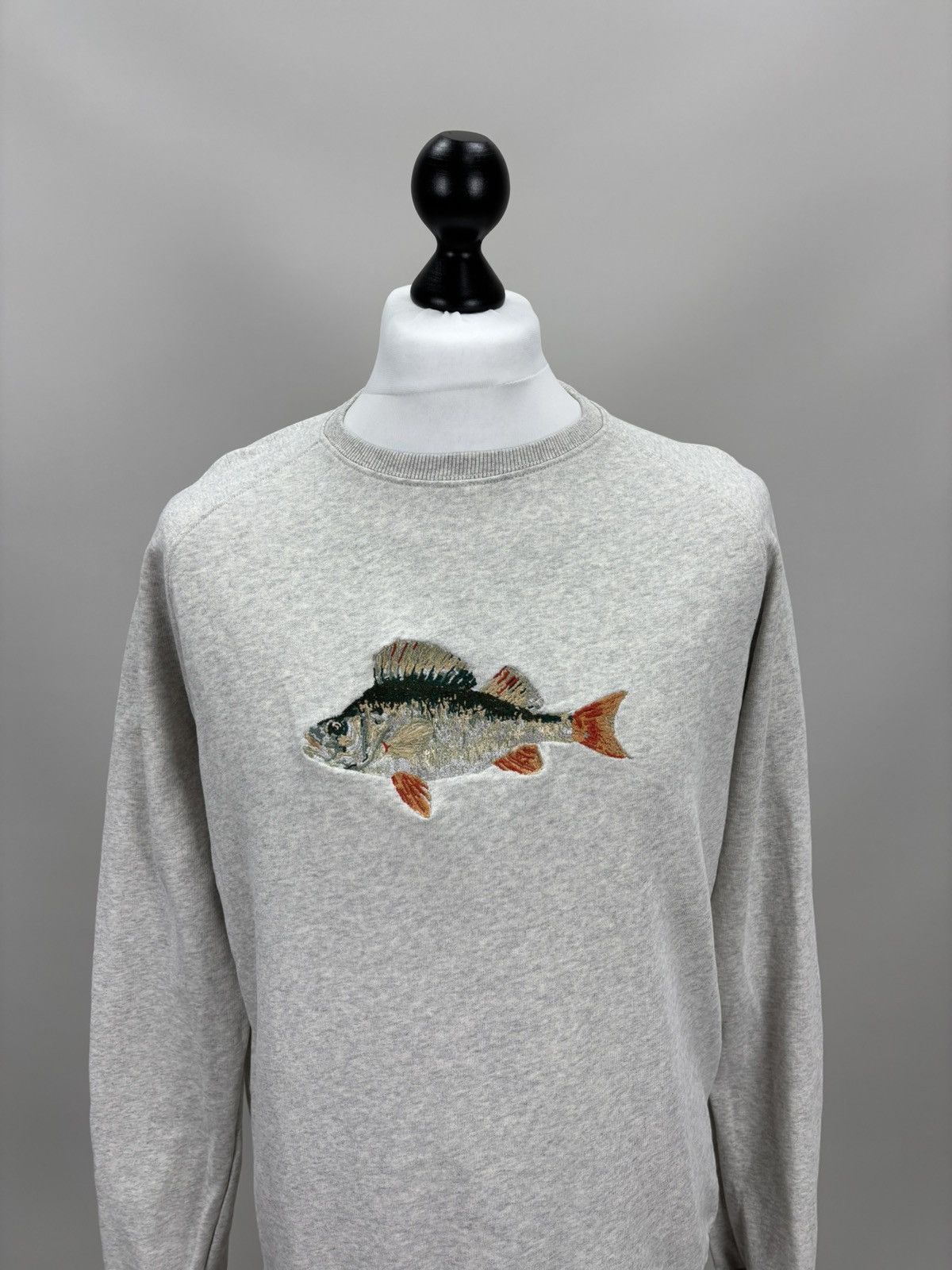 Other Mens sweatshirt Foret Fish Size M Color Gray Size M / US 6-8 / IT 42-44 - 2 Thumbnail