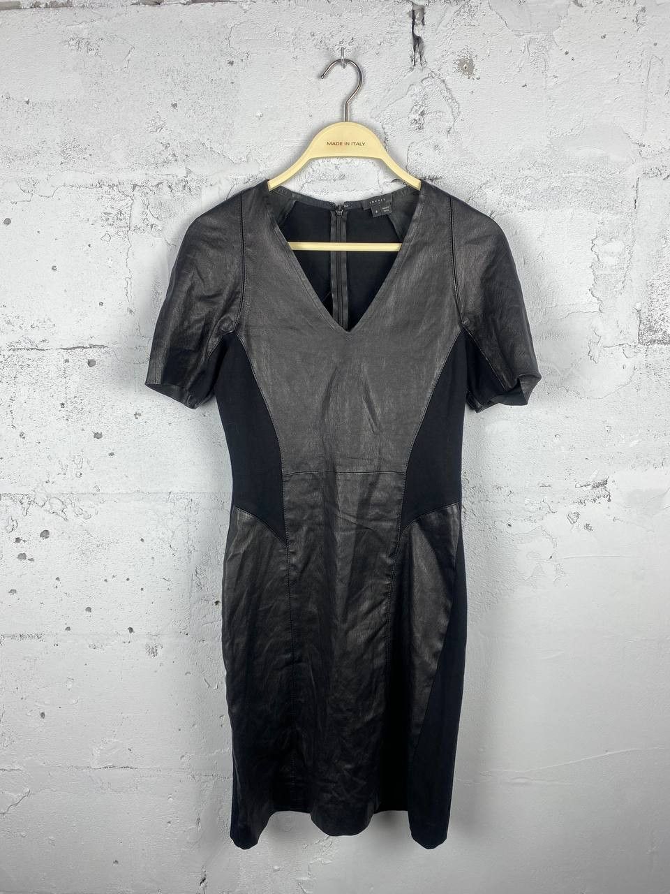 Leather × Theory Lamb Leather Theory Avantgarde Mini Dress Size M / US 6-8 / IT 42-44 - 4 Thumbnail