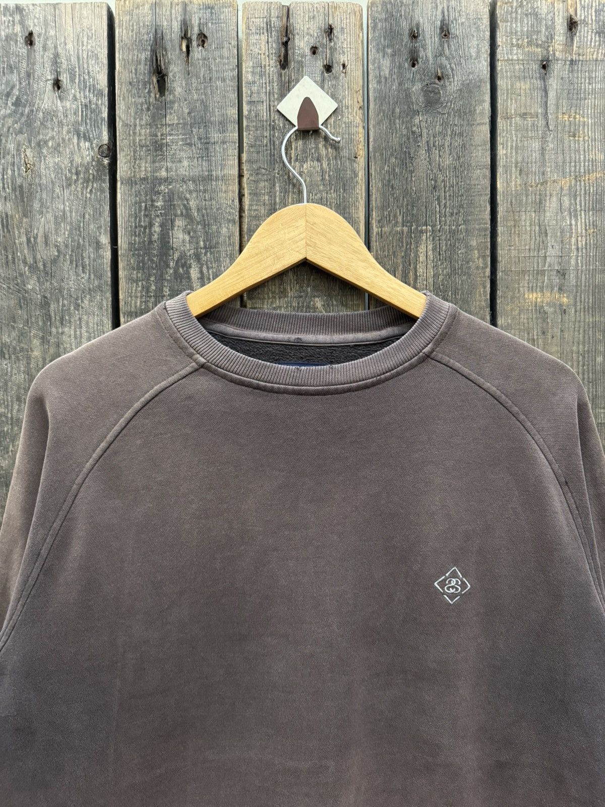 Stussy × Vintage Vintage Stussy Small Logo Sweatshirt Sunfaded Size US S / EU 44-46 / 1 - 2 Thumbnail