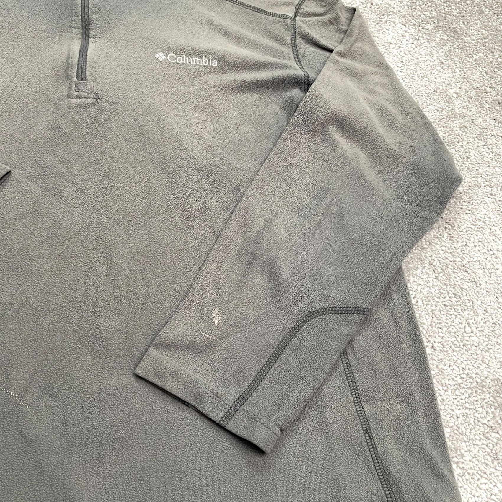 Vintage Columbia Klamath Range Fleece Jacket Men L Gray 1/4 Zip Lightweight Outdoor Modern Outdoorwear Shirty-ish? Size US L / EU 52-54 / 3 - 5 Thumbnail