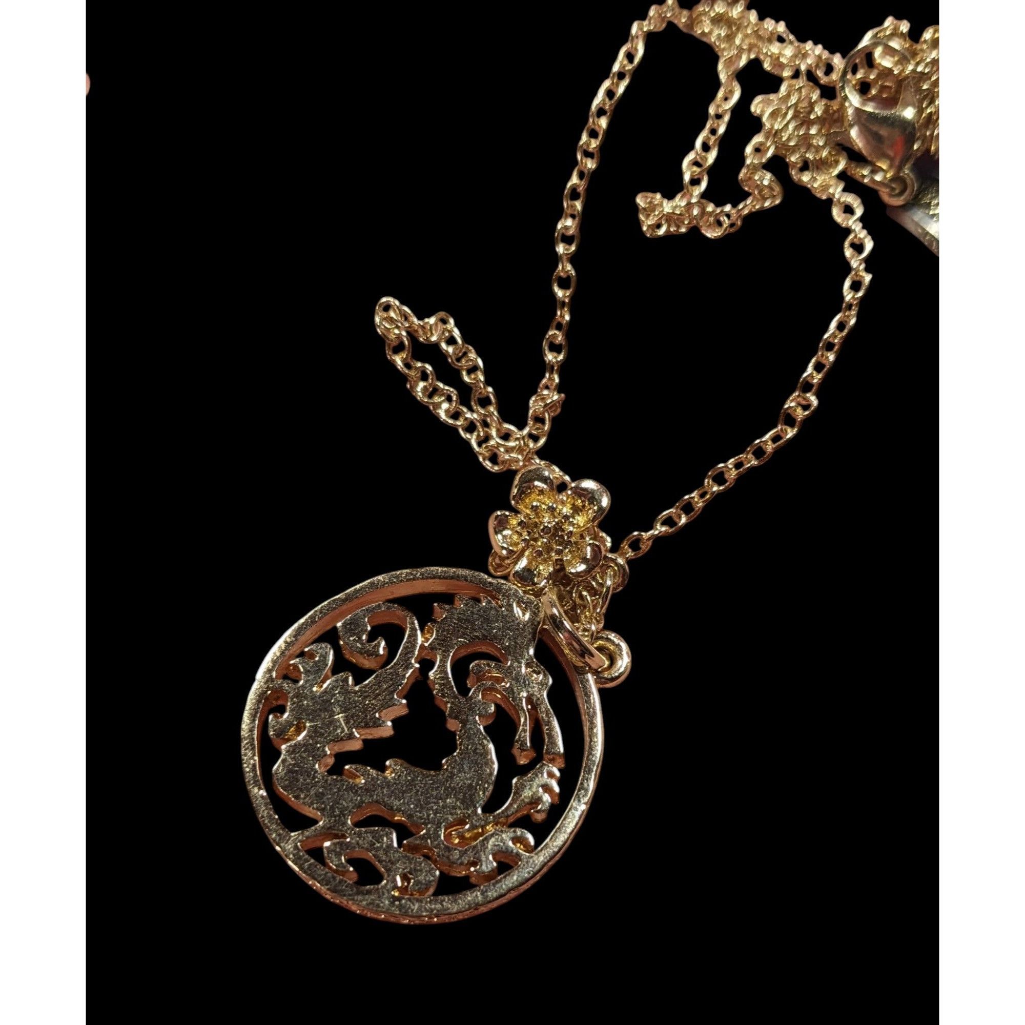 Disney Disney's Mulan 20th Anniversary 14k Gold Plated Dragon Medal Size ONE SIZE - 2 Thumbnail