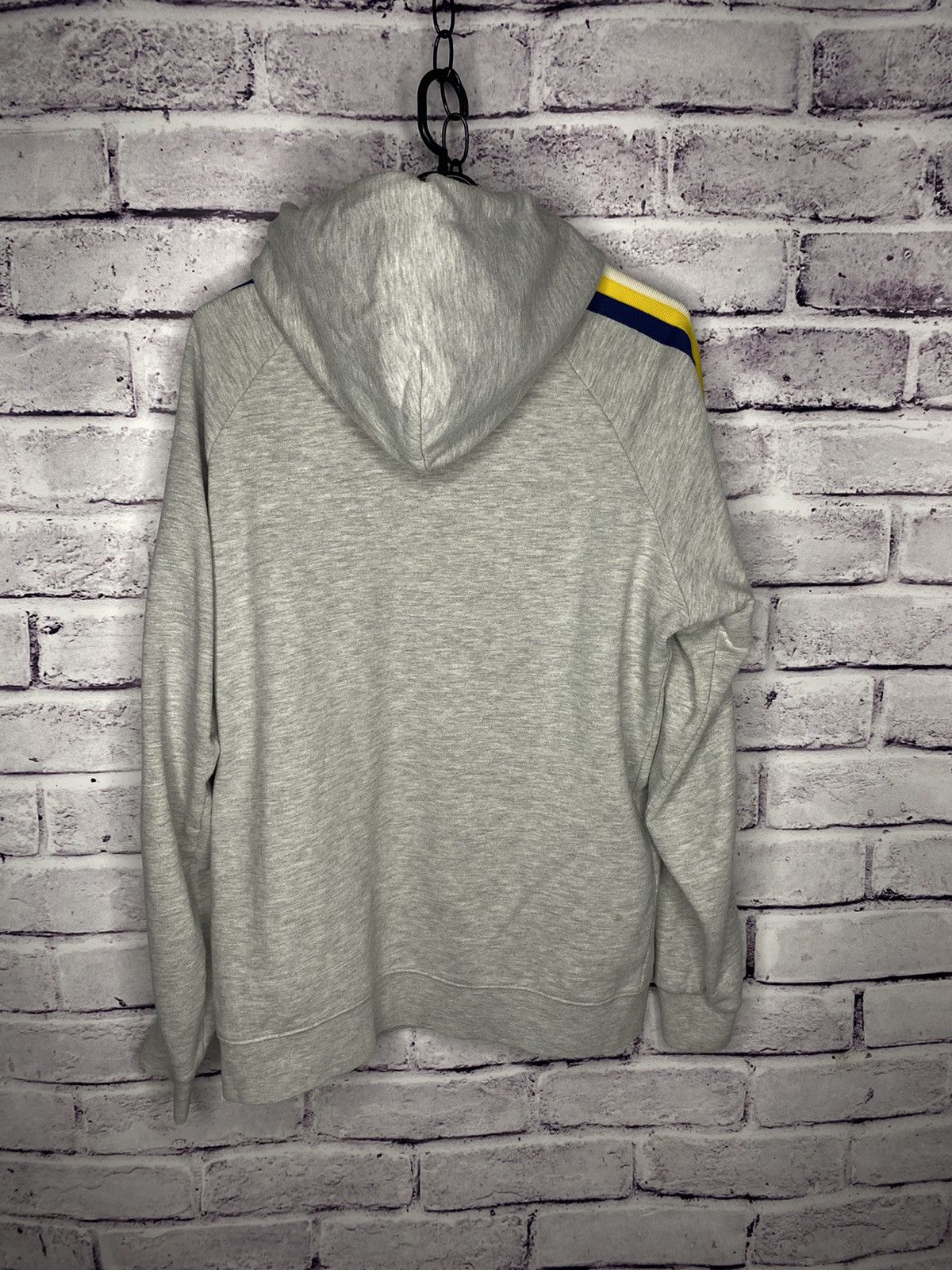 Sandro Men's grey luxury lampas hoodie Sandro vintage Size US L / EU 52-54 / 3 - 2 Thumbnail