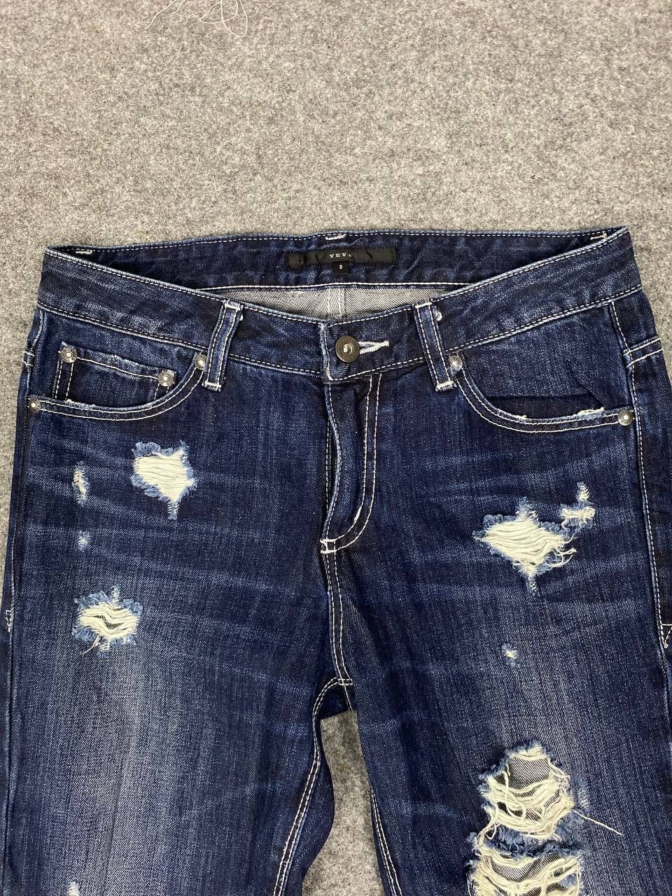 Japanese Brand japanese brands distressed denim nice design Size 30" / US 8 / IT 44 - 6 Thumbnail