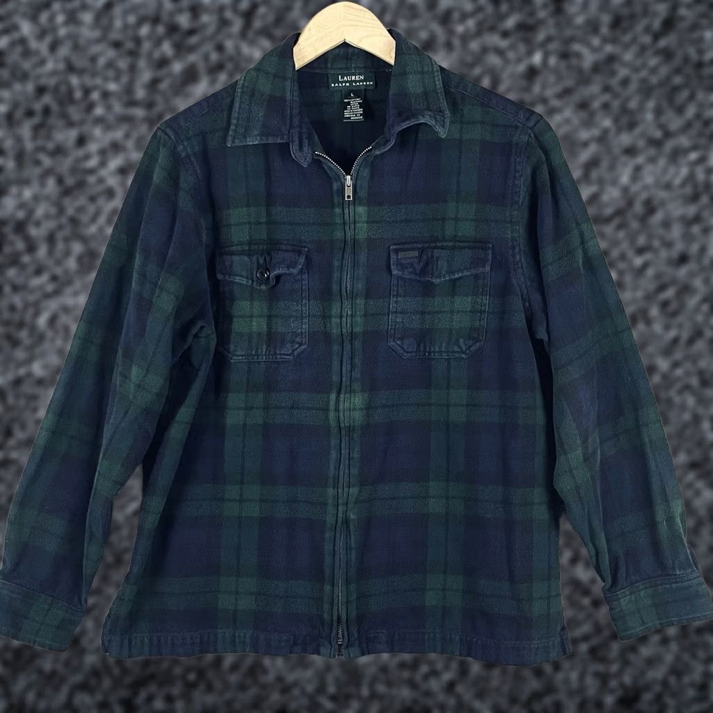 Ralph Lauren Ralph Lauren Jacket Ladies Large Blackwatch Tartan Plaid Flannel 44 Size L / US 10 / IT 46 - 1 Thumbnail