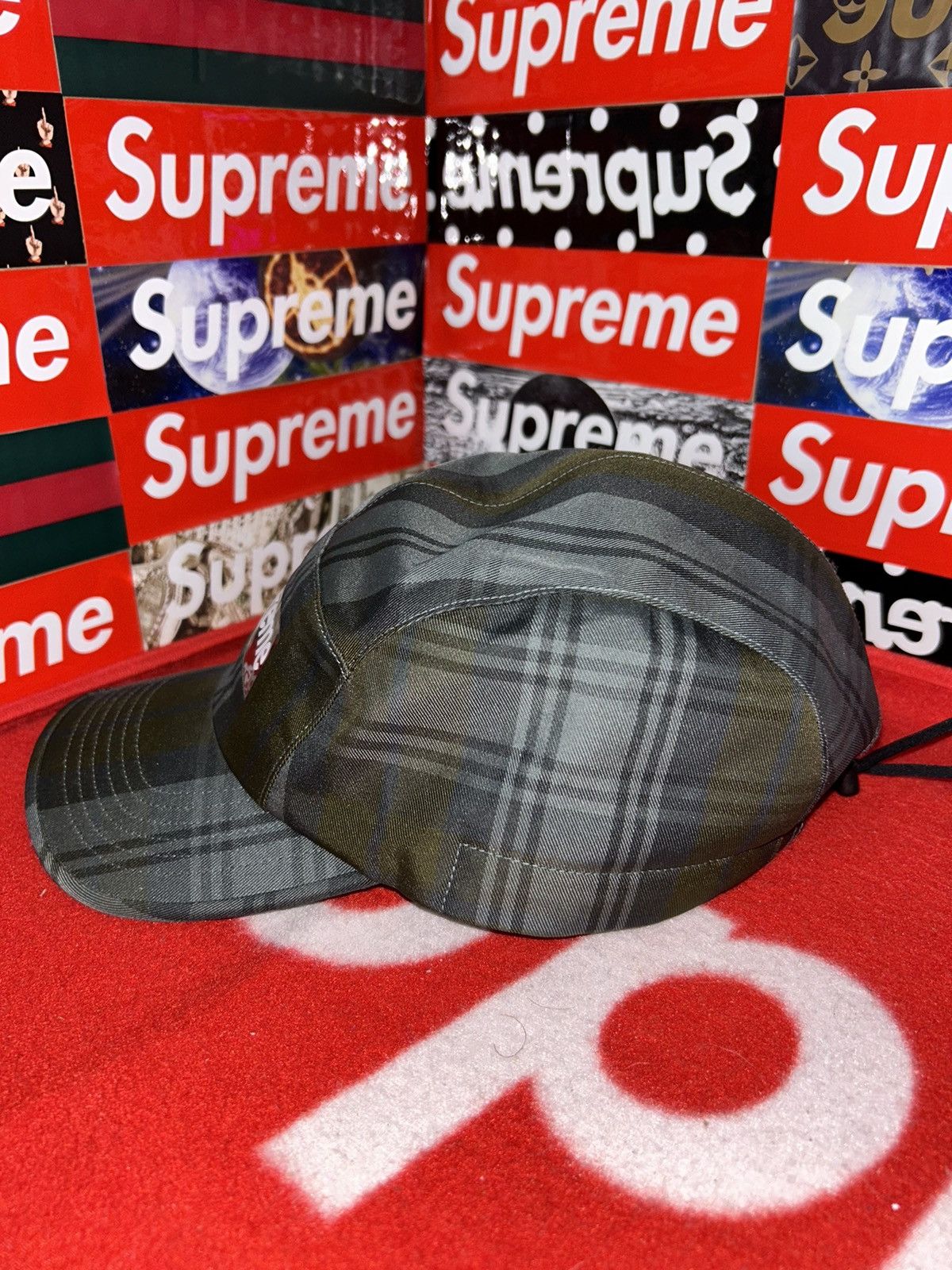 Supreme Supreme GORE-TEX Tech Camp Cap Olive Plaid FW21 NEW Size ONE SIZE - 5 Thumbnail