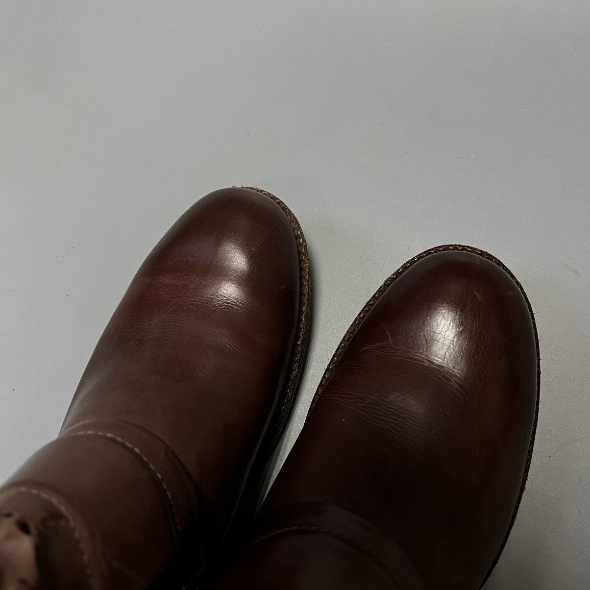 A.S.98 A.S.98 Airstep Design Zip Ankle Boots Shoes Burgundy leather Size US 7 / IT 37 - 8 Thumbnail