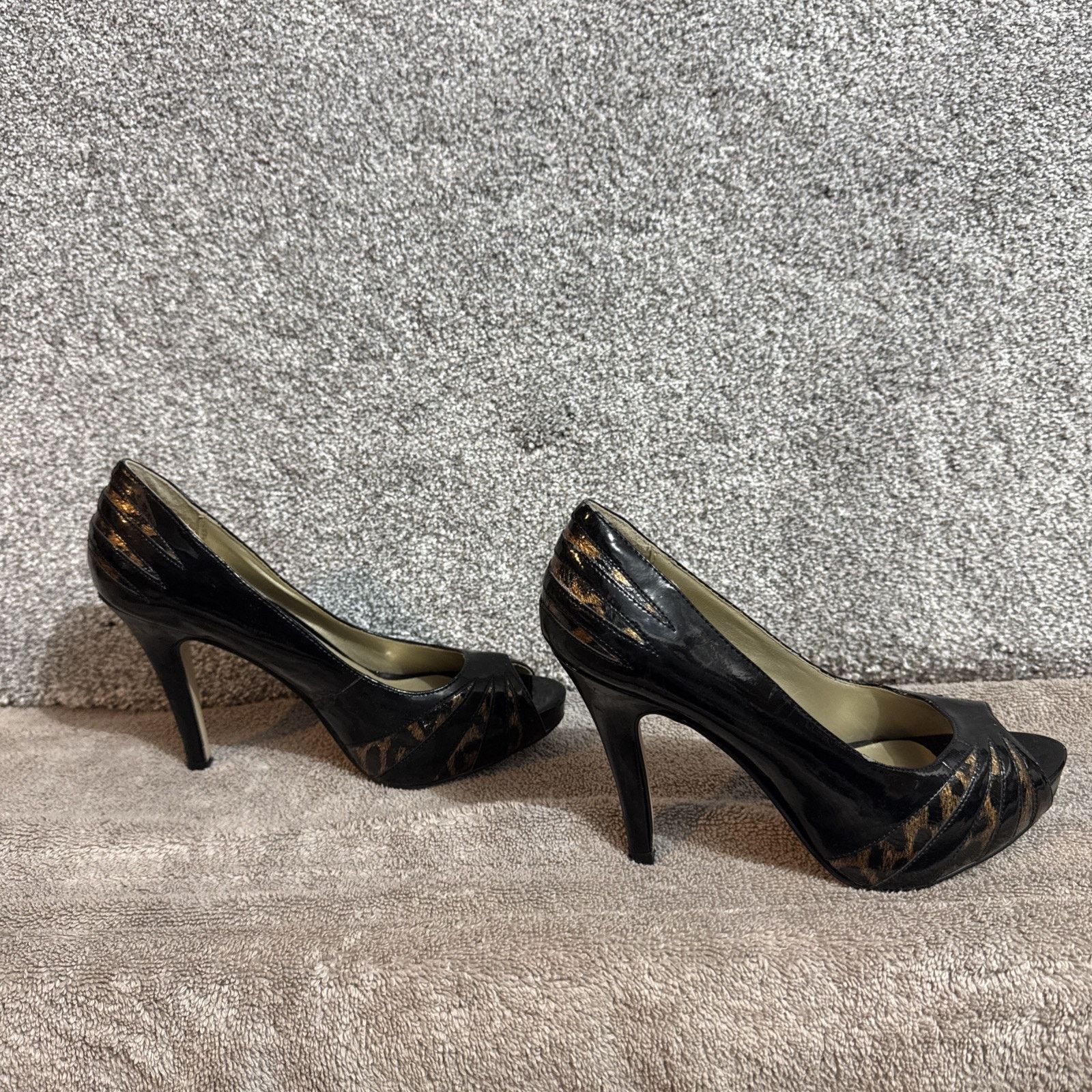 Other Peep Toe Stiletto Size 8 Mob Wife Chic Evening Wear Party Size US 8 / IT 38 - 1 Thumbnail