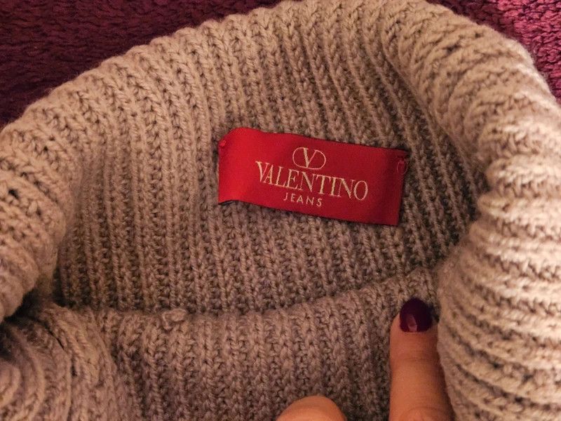 Valentino Valentino Cropped Lilac Knit Top Size L / US 10 / IT 46 - 2 Thumbnail