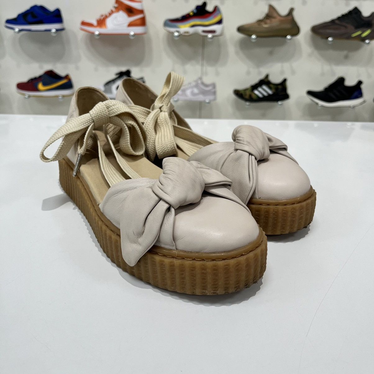 Fenty Puma Bow Creeper Sandal Rihanna Fenty Pink Tint (W) Size US 10 / IT 40 - 8 Thumbnail