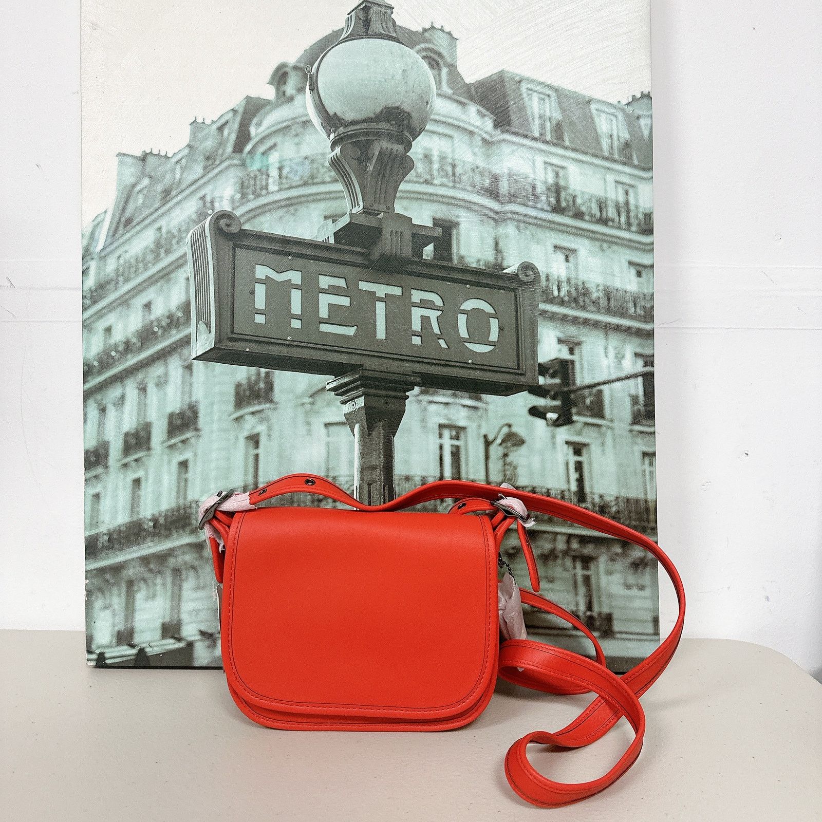 Coach Coach 57731 Saddle 18 IN Deep Coral Size ONE SIZE - 1 Thumbnail