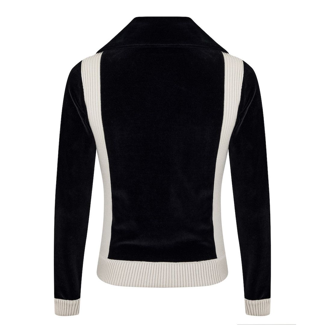 Valentino o1g2r1mq0526 Chez High-Neck Chenille Softshell Jacket Size US M / EU 48-50 / 2 - 2 Thumbnail