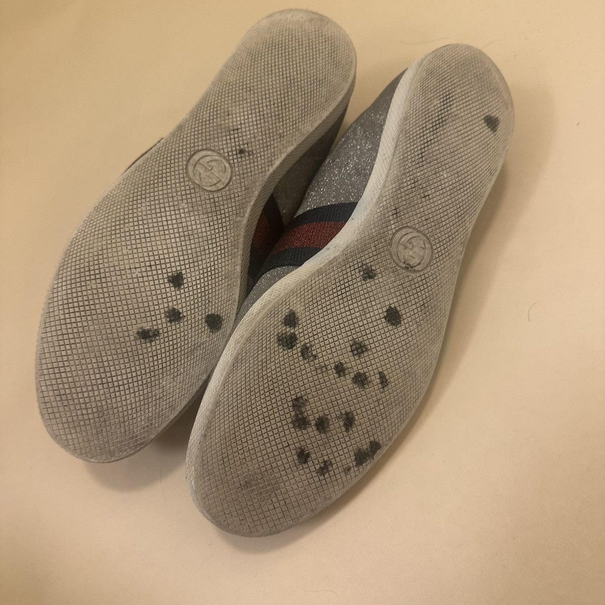 Gucci Gucci Silver Glitter Sparkle Crystal Sneakers 8 9.5 10 9 Size US 9.5 / EU 42-43 - 9 Thumbnail