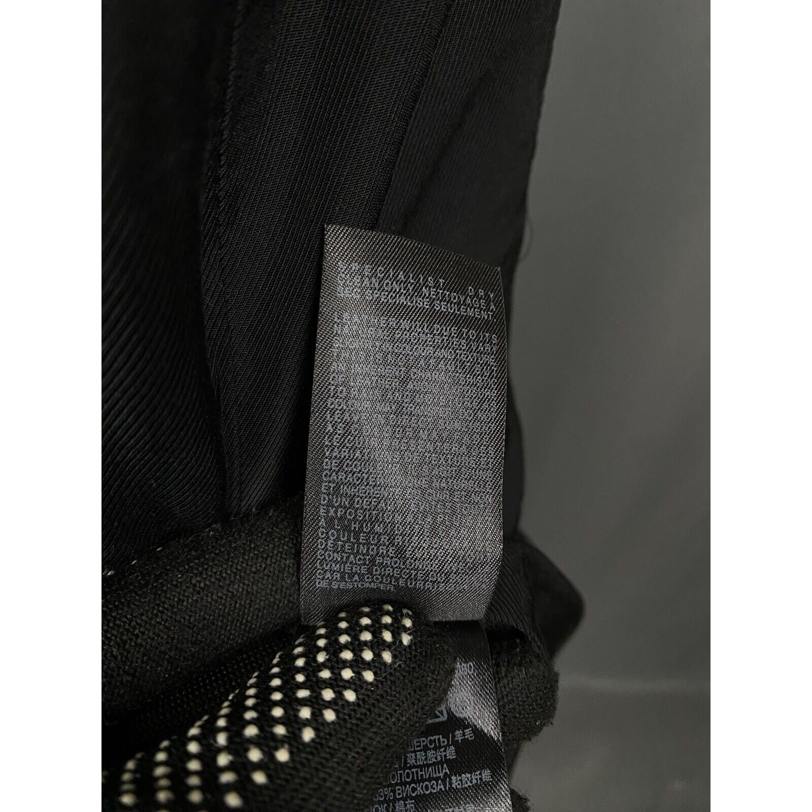 Allsaints MINT! AllSaints Dixon Men's Black Wool Leather Jacket Size M Size US M / EU 48-50 / 2 - 11 Thumbnail
