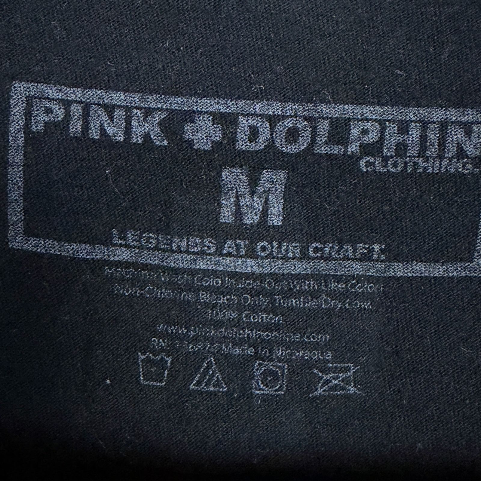 Pink Dolphin Pink Dolphin Mens M Kris Kaliakin Waves Ocean Black T-Shirt Size US M / EU 48-50 / 2 - 4 Thumbnail