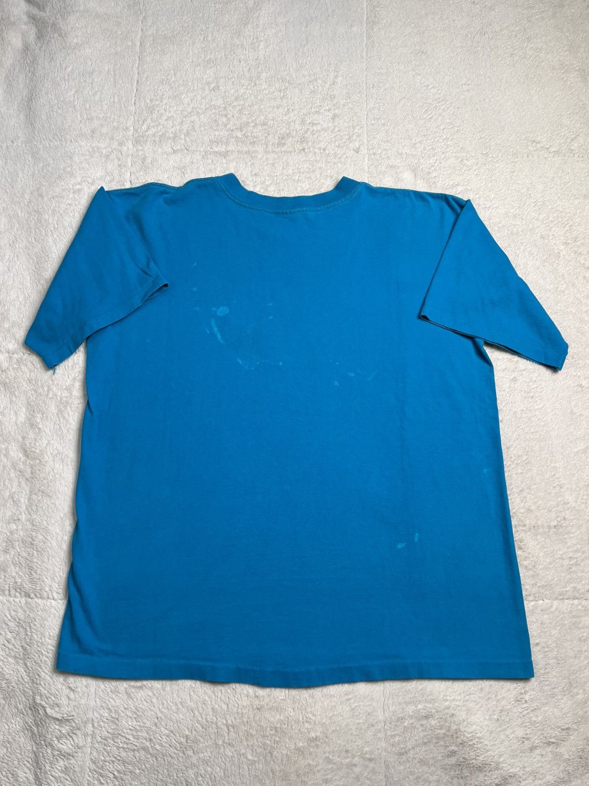 Salem Sportswear Vintage 90s Salem Sportswear NBA Charlotte Hornets T Shirt Size US XL / EU 56 / 4 - 4 Thumbnail